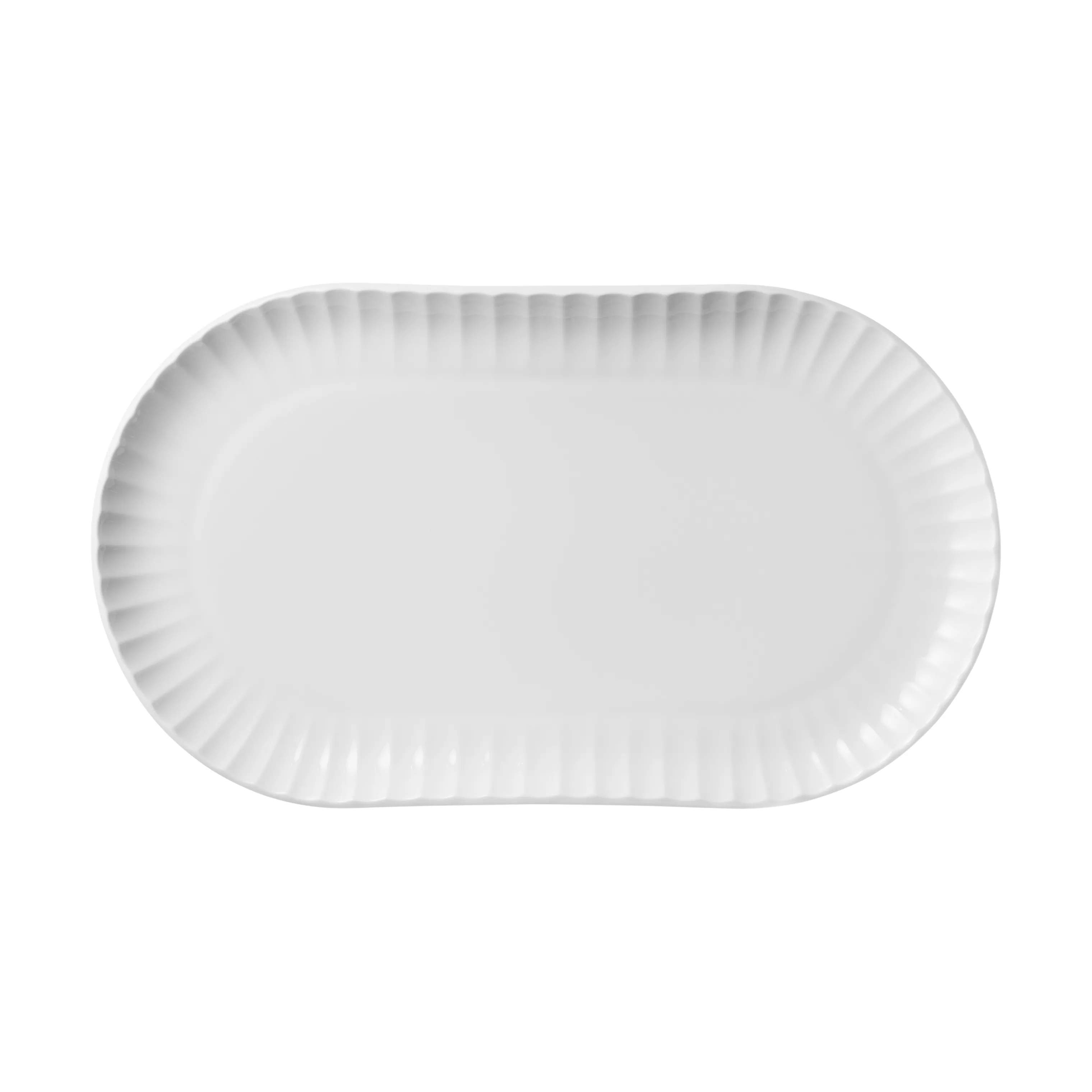 Georg Jensen Serveringsfade Bernadotte Coupe Serveringsfad i Hvid, 4