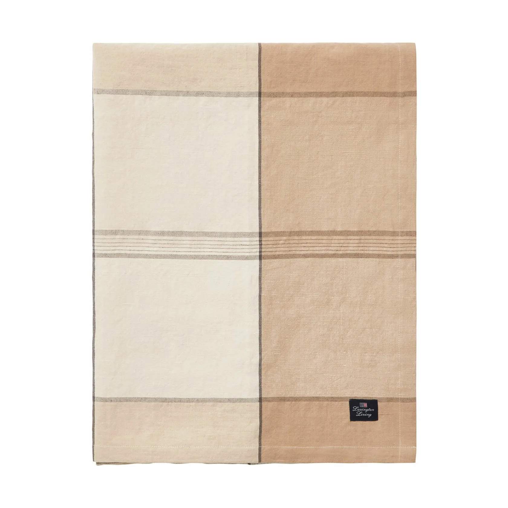 Dug, beige/hvid, large