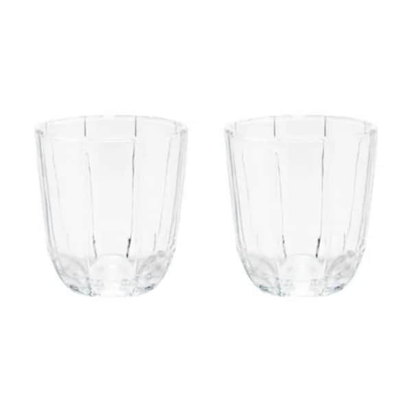 Lily Vandglas - 2 stk., klar, large