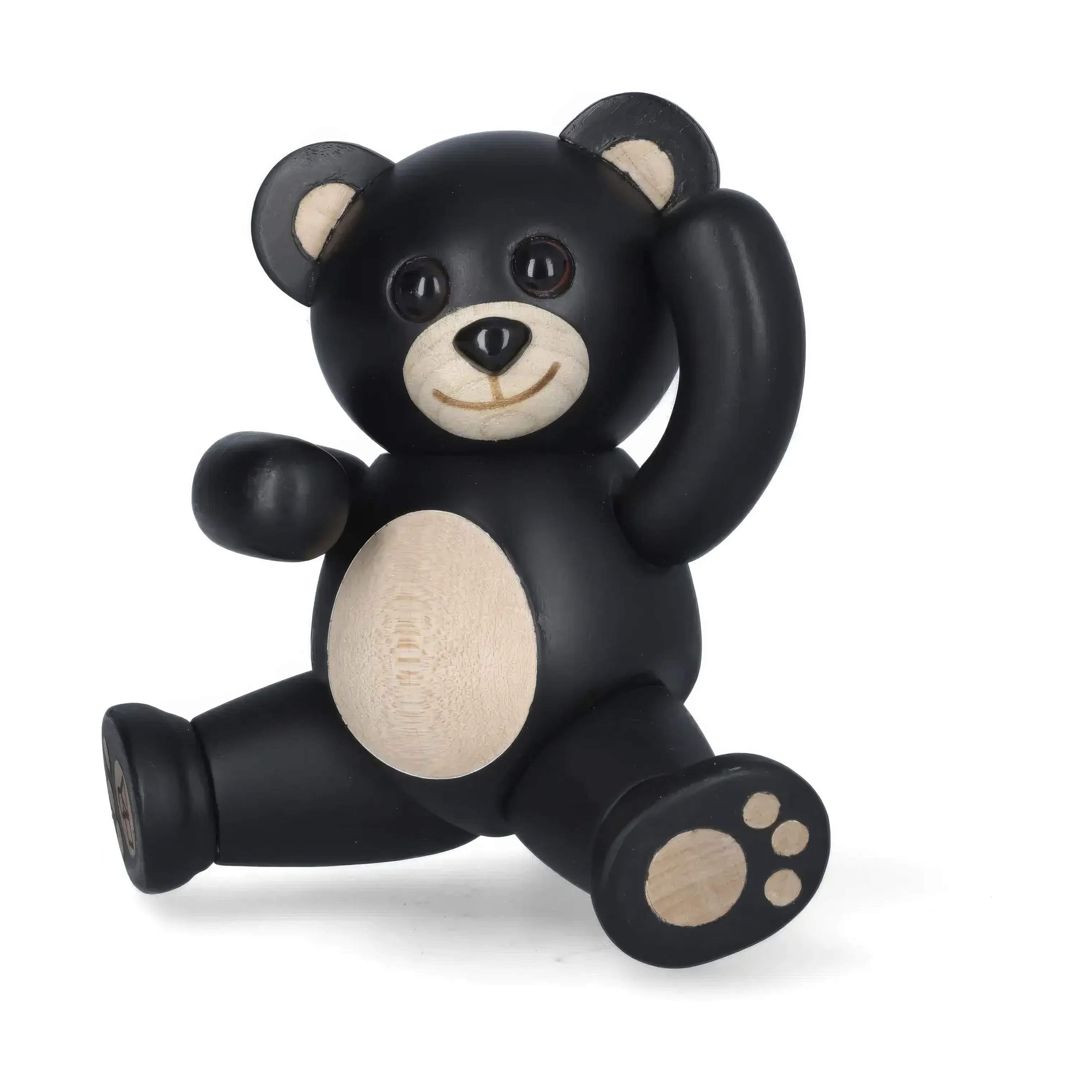 Spring Copenhagen Dyrefigurer Bamse - Midnat i Black, 1