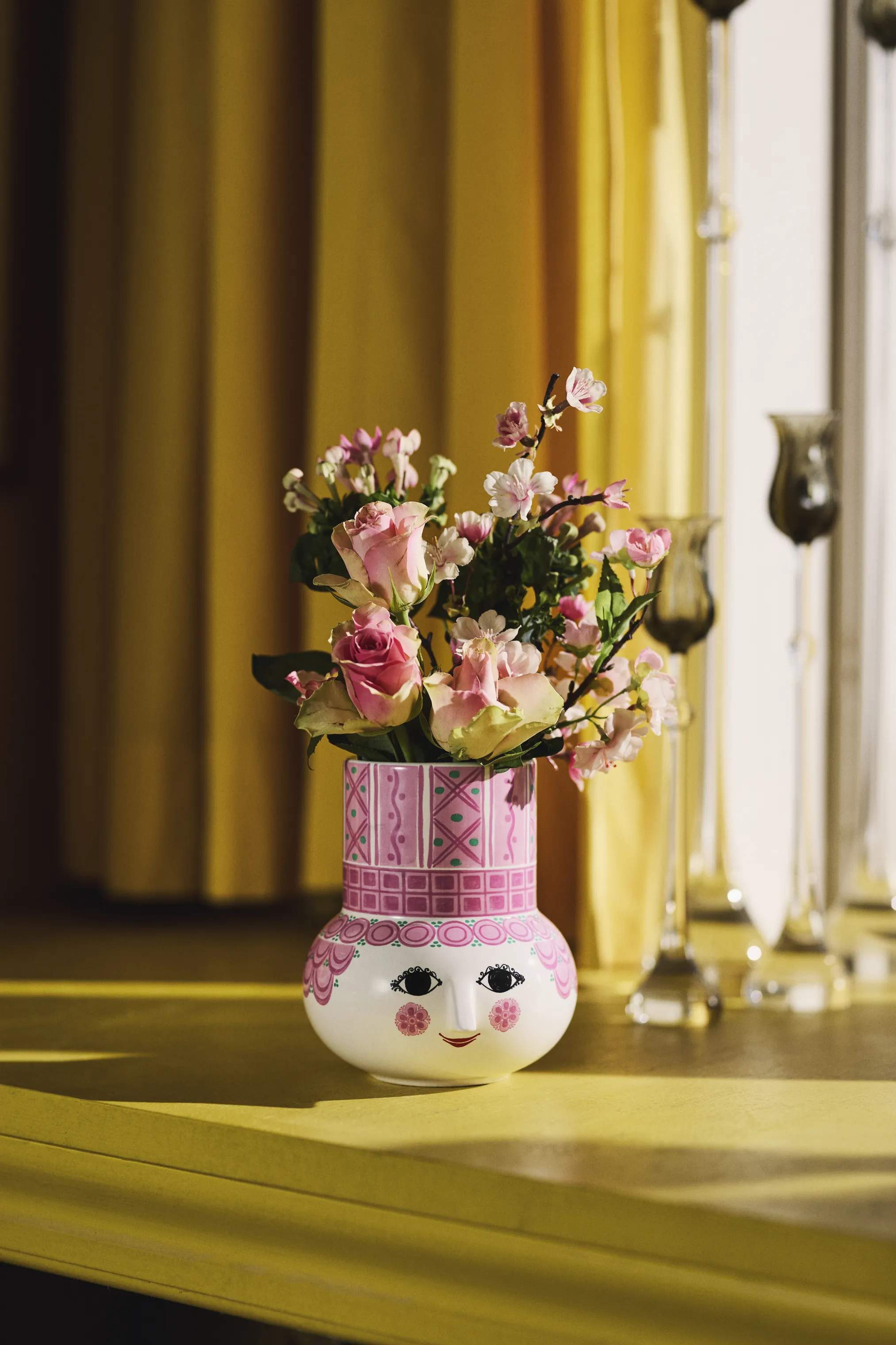 Bjørn Wiinblad Vaser Olga Vase i Pink, 2