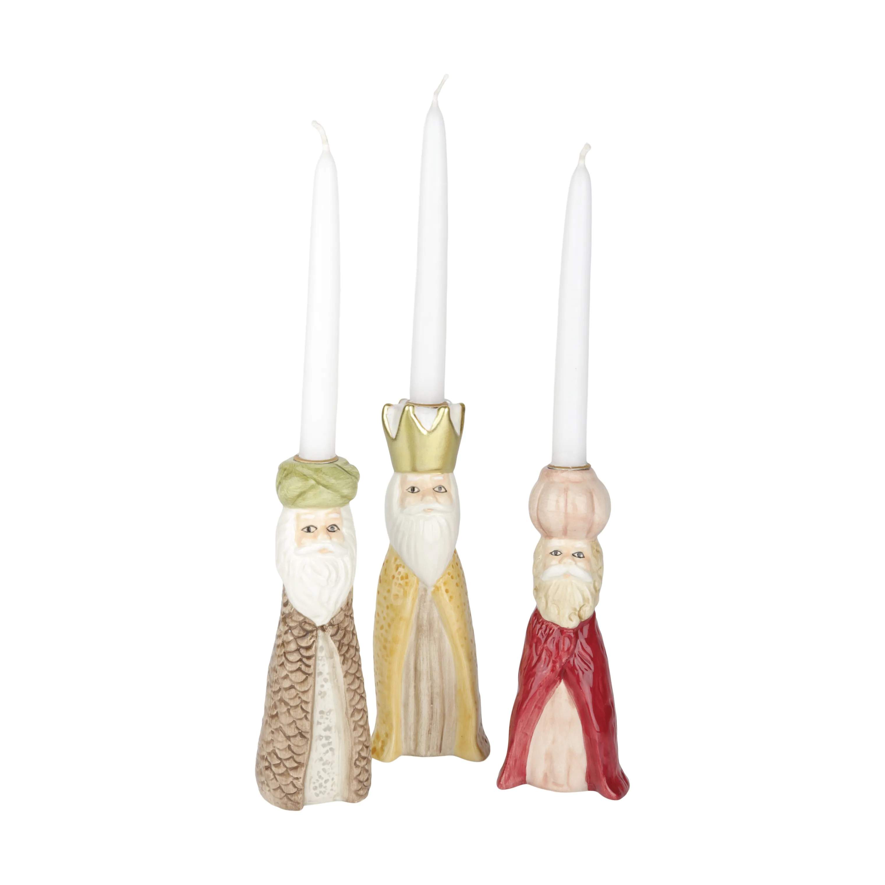 Speedtsberg Jule- og adventsstager Kronelysestage - Kasper i 12 cm, 3