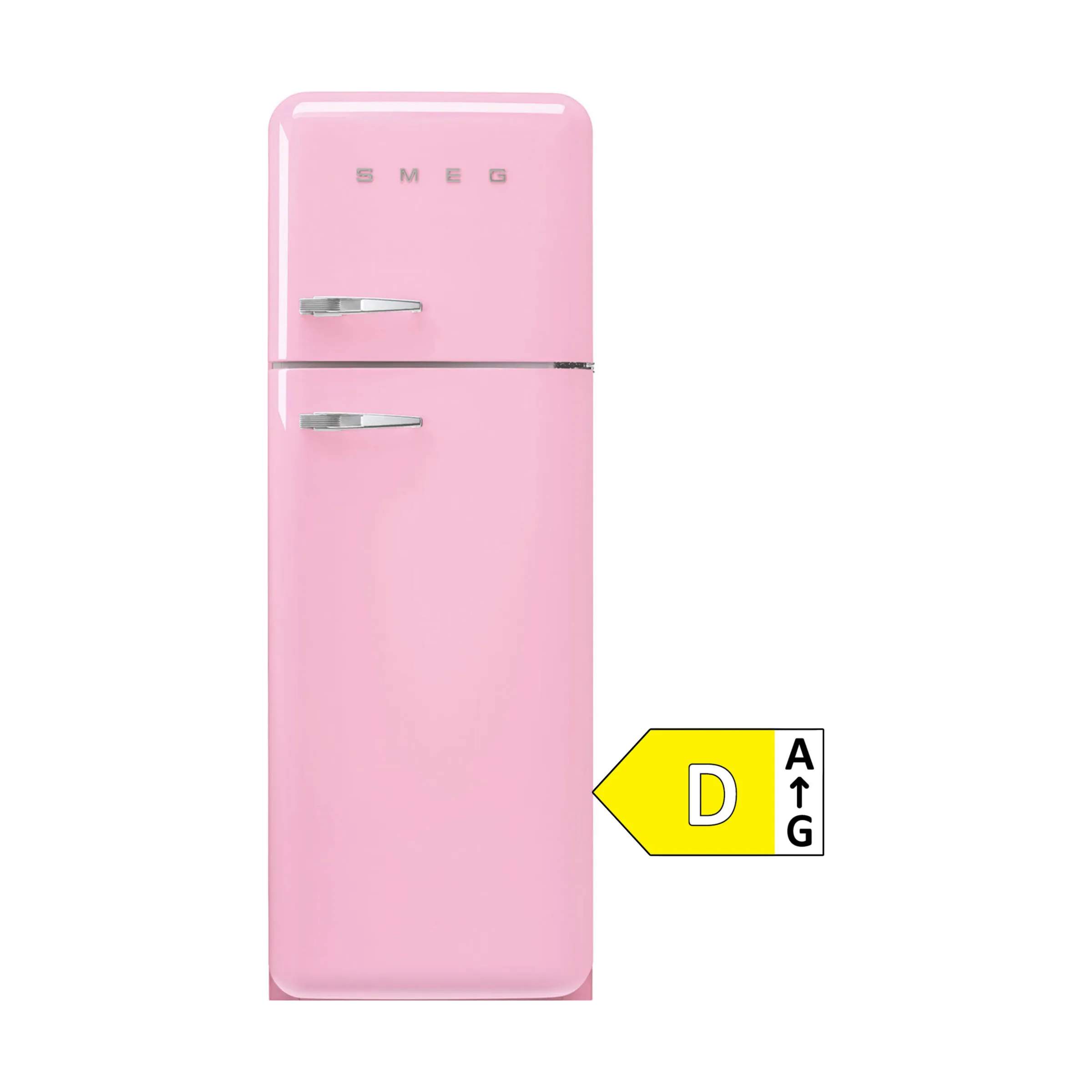 Smeg Køleskabe 50's Style Kølefryseskab i Pink, 1