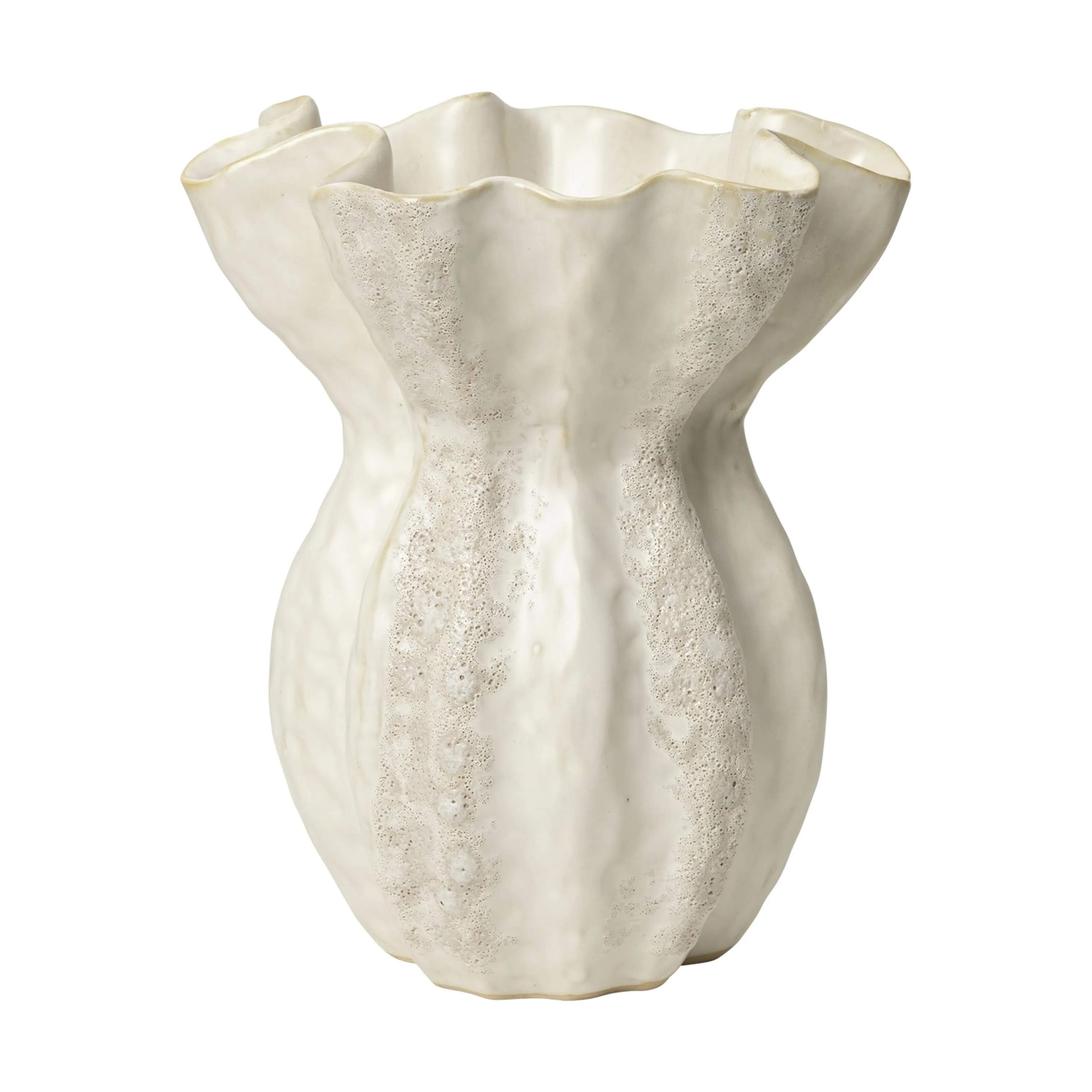 Broste Copenhagen Vaser Cori Vase i Hvid, 24 cm, 1