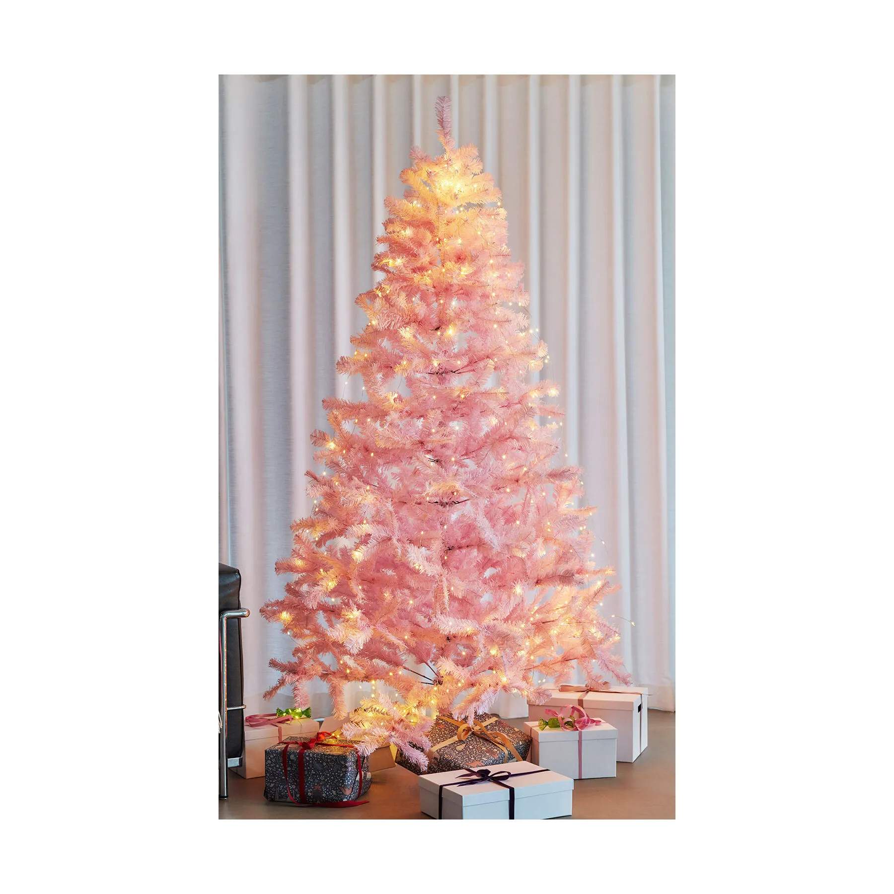 Sirius Juletræer Pinky Kunstigt Juletræ m. LED i 210 cm, 3
