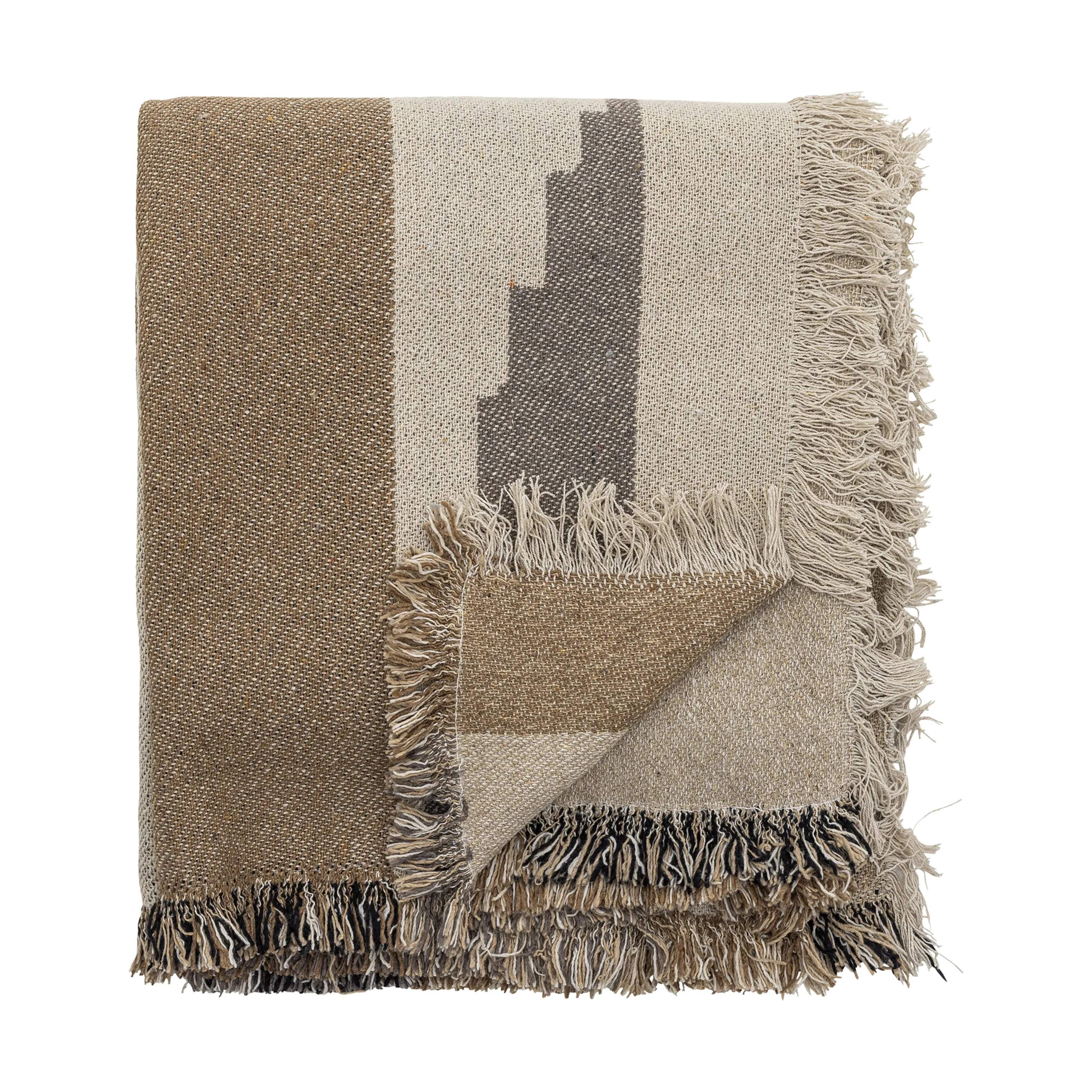 Maji Plaid, brun, large