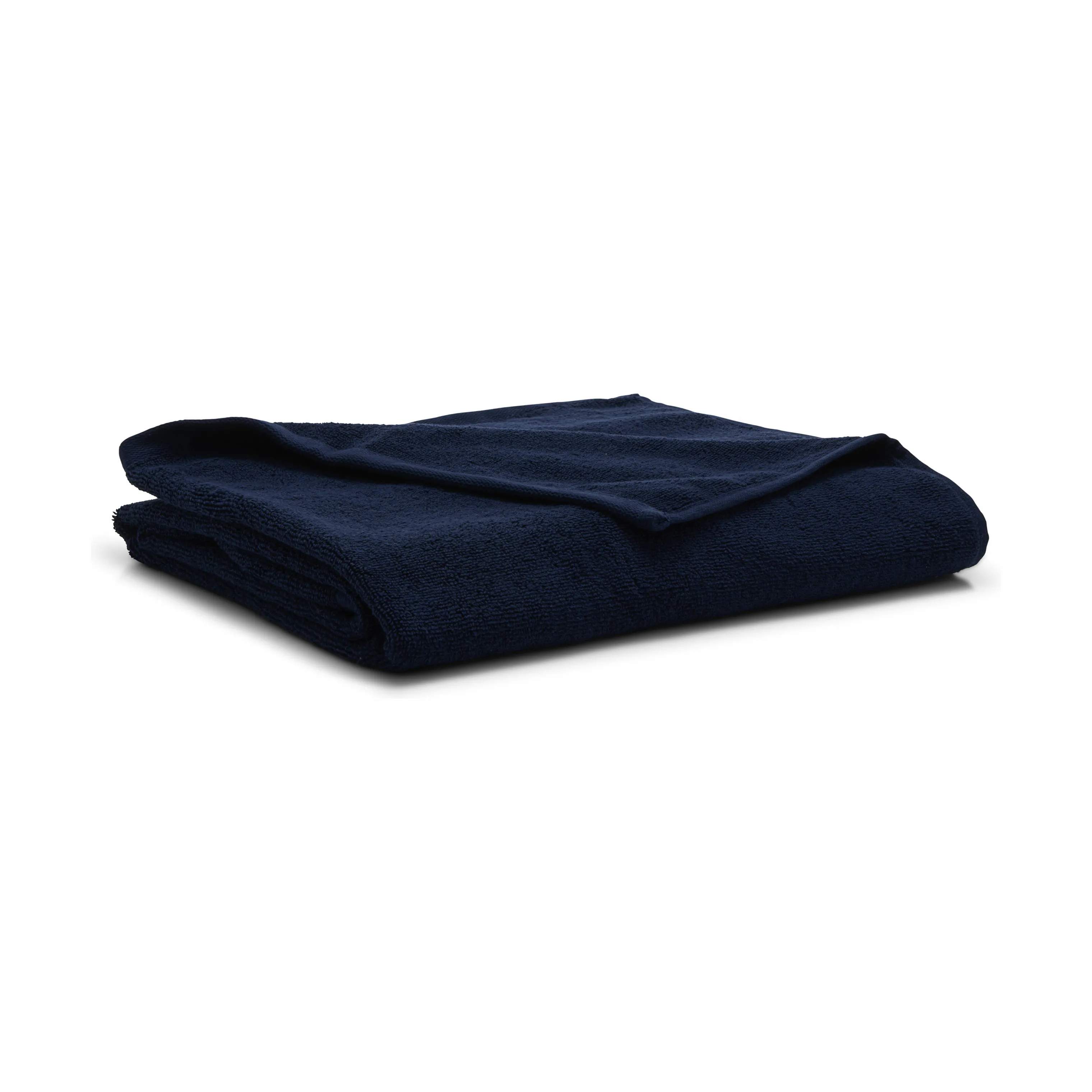 Basic Håndklæde, mørkeblå, large