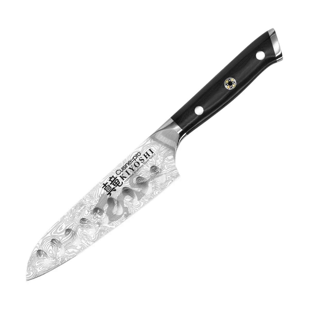 KIYOSHI™ Santoku Try Me Kniv, sølv/sort, large