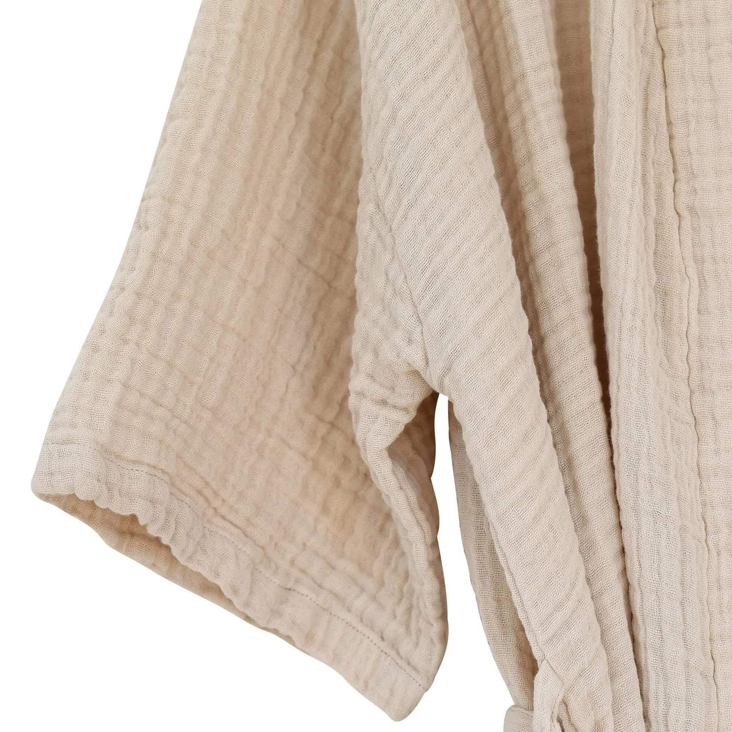 The Organic Company Morgenkåber FINE Badekåbe i Beige, S/M, 2