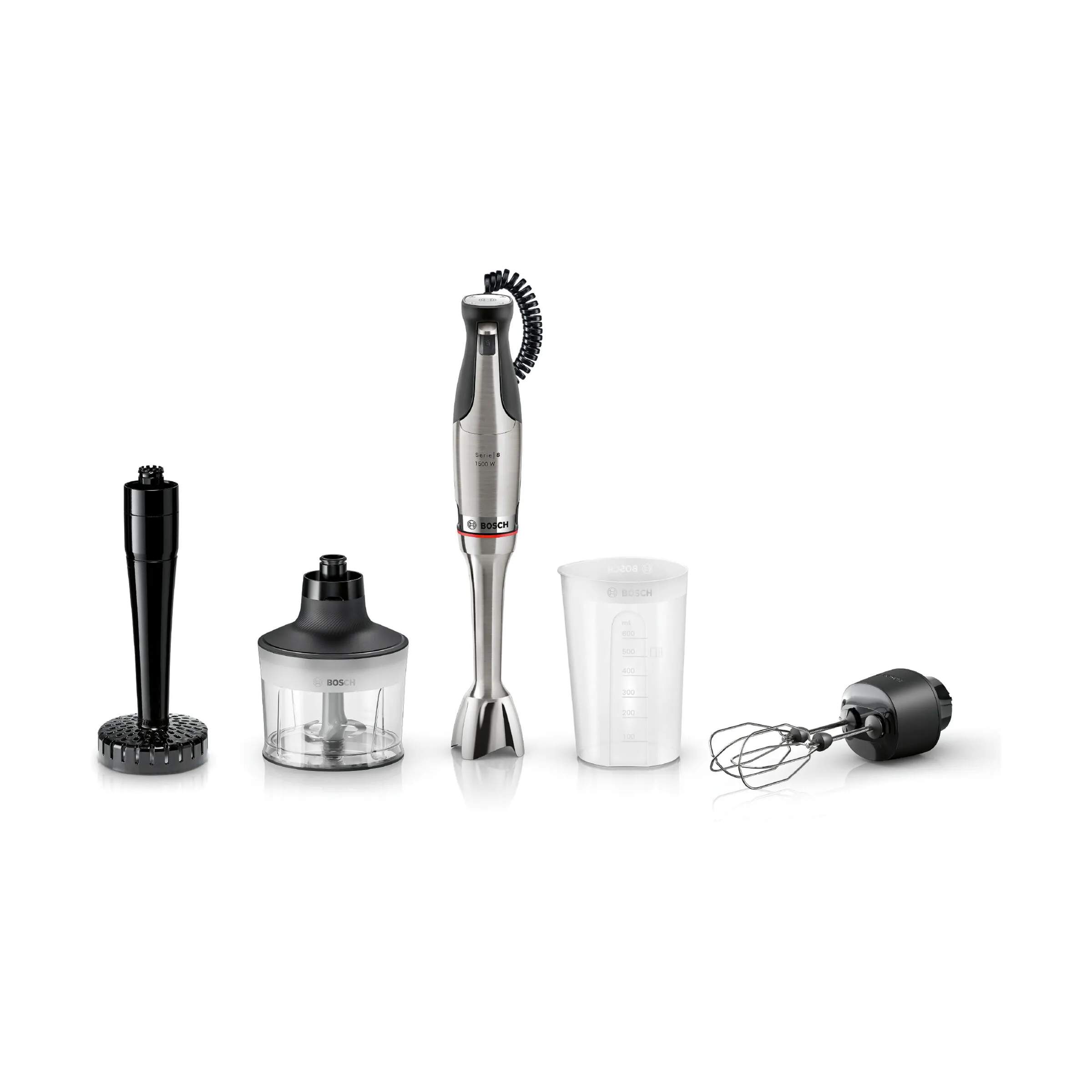 Bosch Stavblendere ErgoMaster MSM8M936 Stavblender i stål, 1