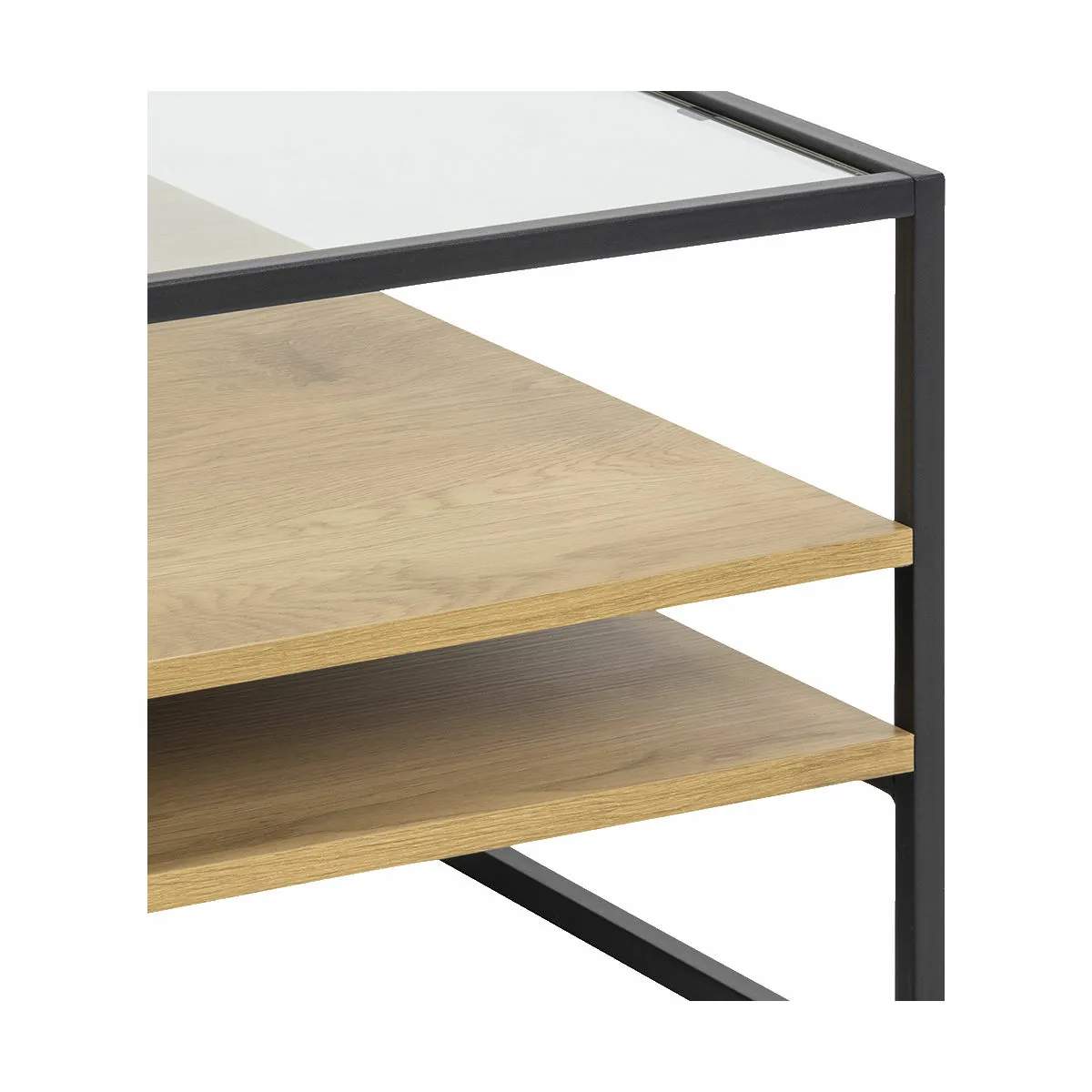 CASA Living Sofaborde Randolf Sofabord i Brun/sort/klar, 3
