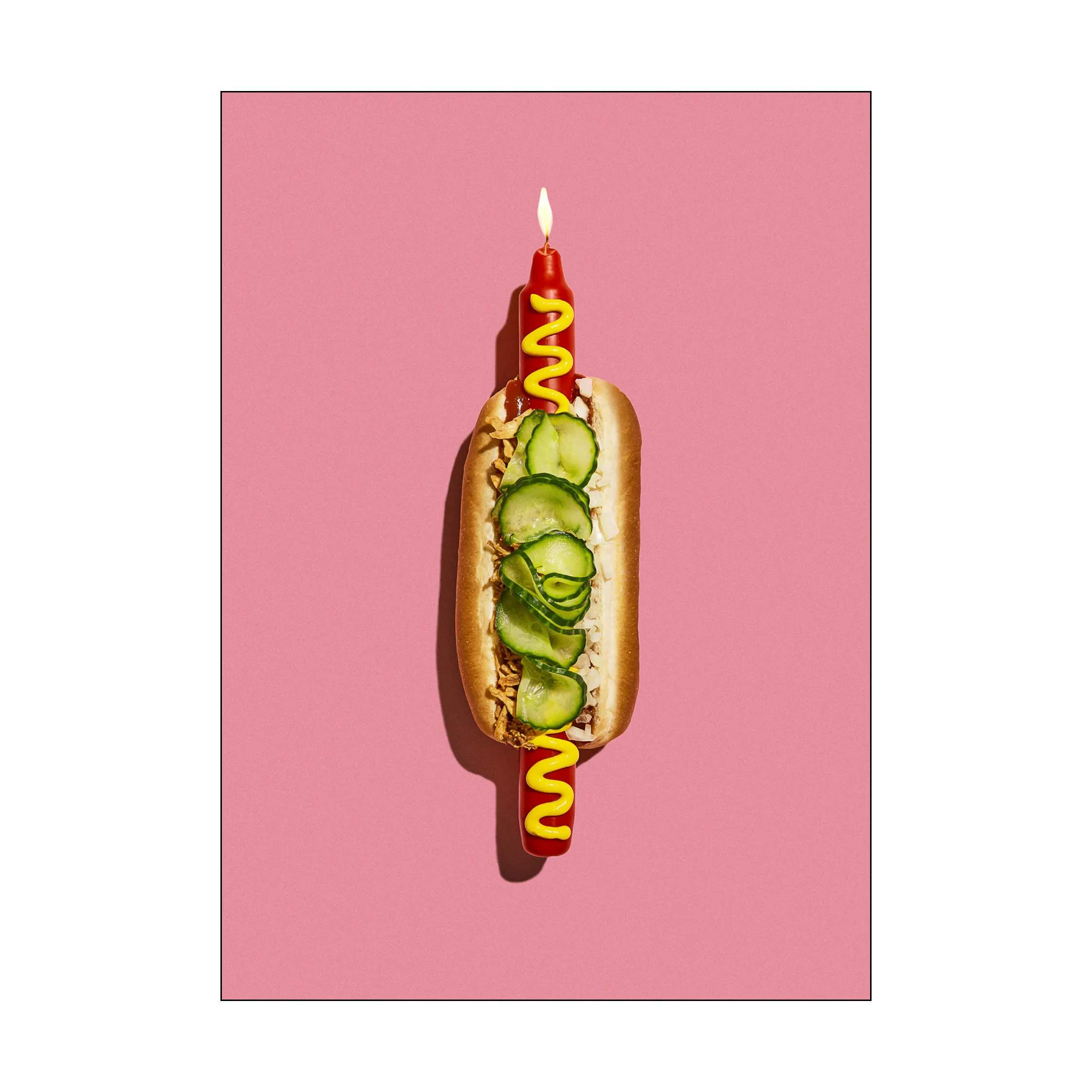 Poster&Frame Plakater Plakat - Candlelight dinner i B15 x L21 cm, 1