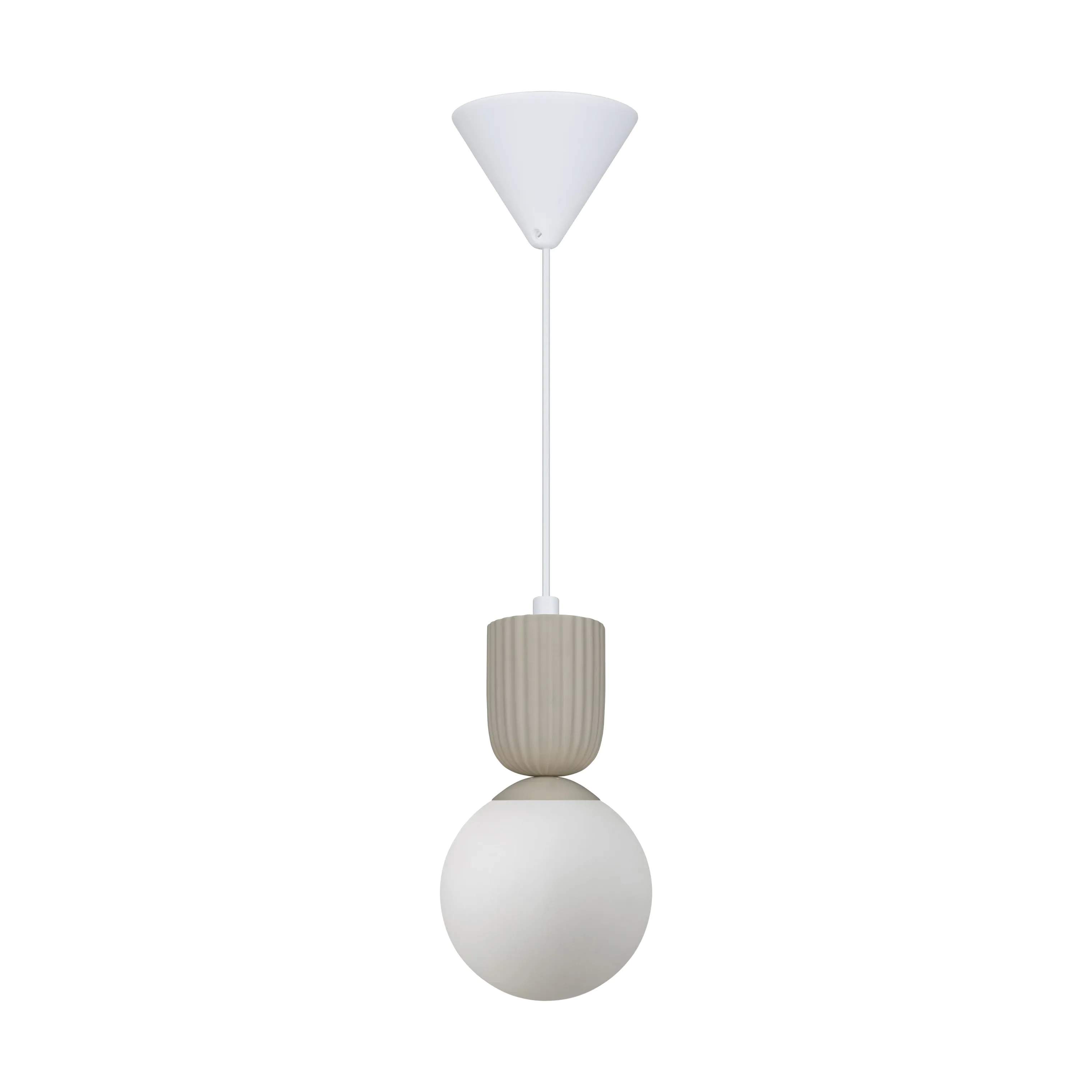 Nordlux Pendler Sadie Pendel i Beige / Opal, 1
