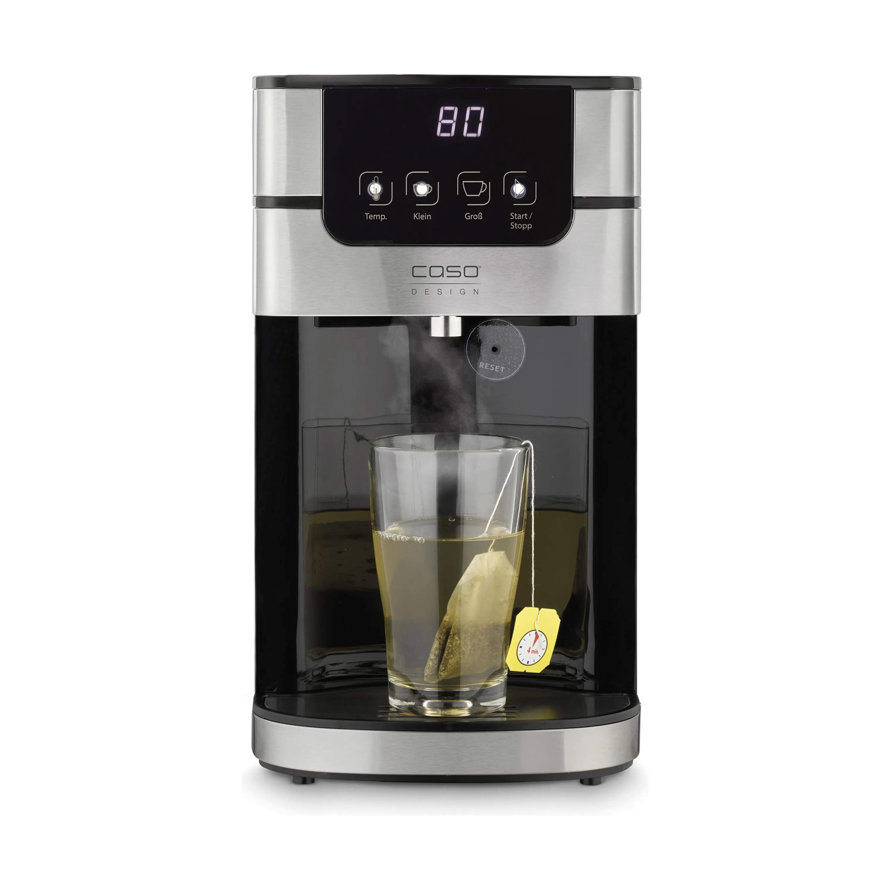 Caso Elkedler PerfectCup 1000 Pro Varmtvandsdispenser i Stål, 6