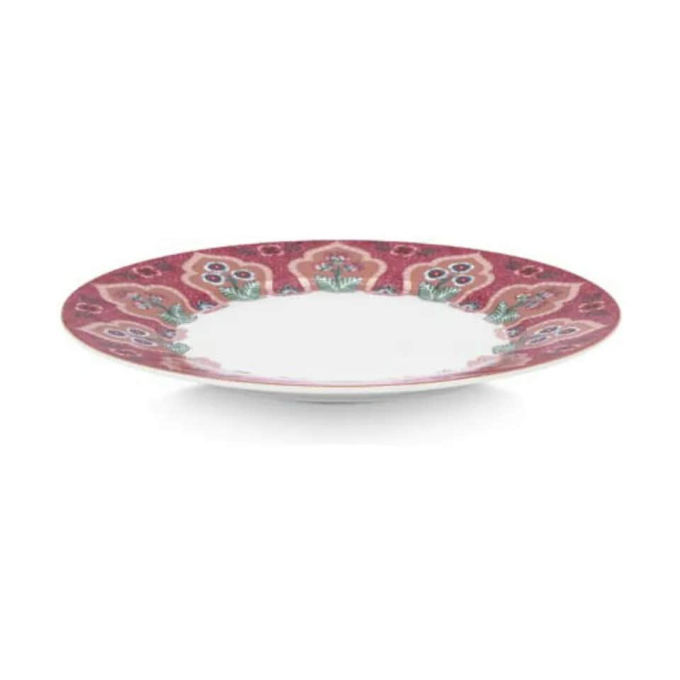 PIP Studio Frokosttallerkener Flower Festival Tallerken i Dark Pink, 21,4 cm, 2