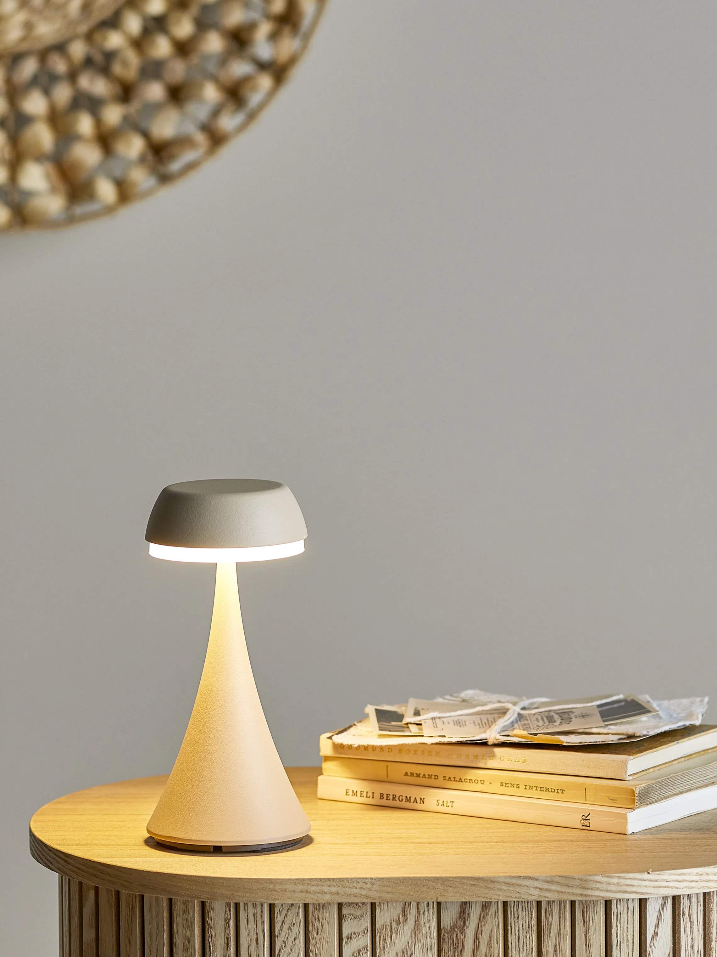 Bloomingville LED-lamper Pepple LED Lampe i Natur, 3