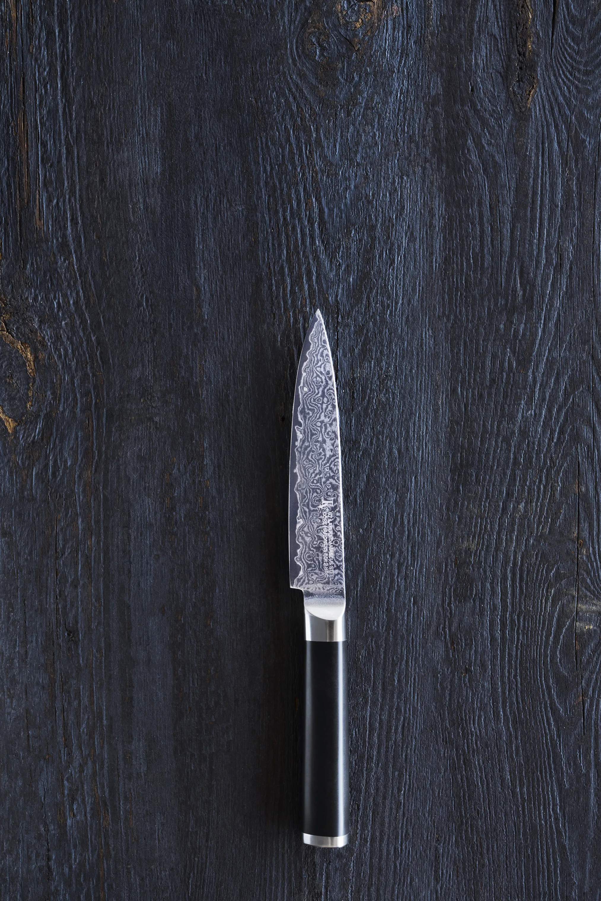 Timm Vladimir Kitchen Universalknive Damaskus Universalkniv i sort/sølv, 2