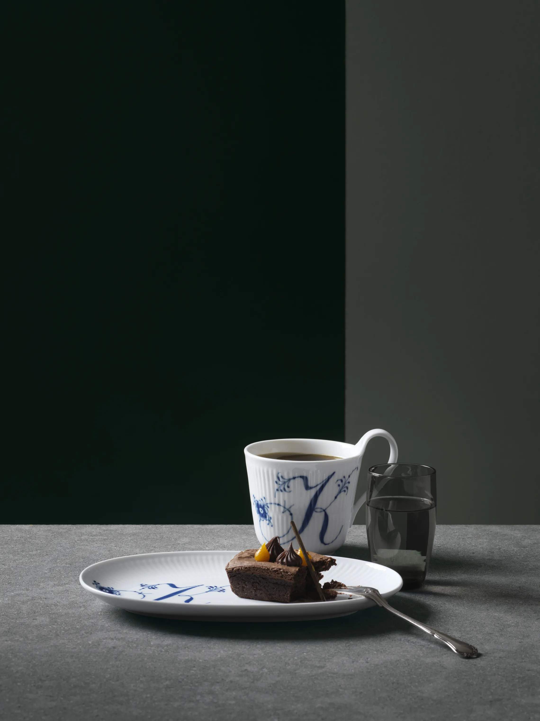 Royal Copenhagen Frokosttallerkener Alfabet kollektion Tallerken - K i K tallerken, 2