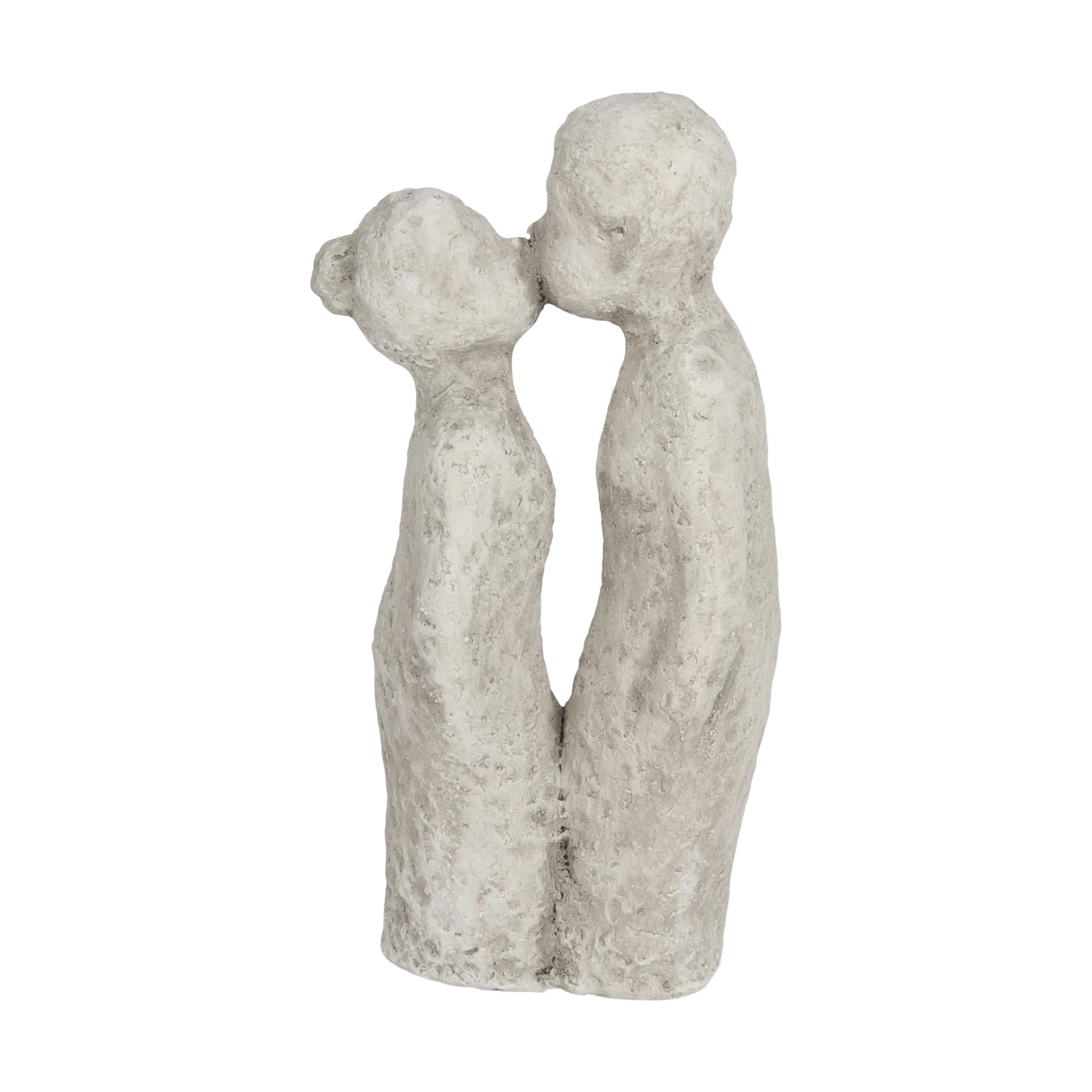 CASA Living Øvrige figurer Kyssende par figur i Sandfarvet, 1