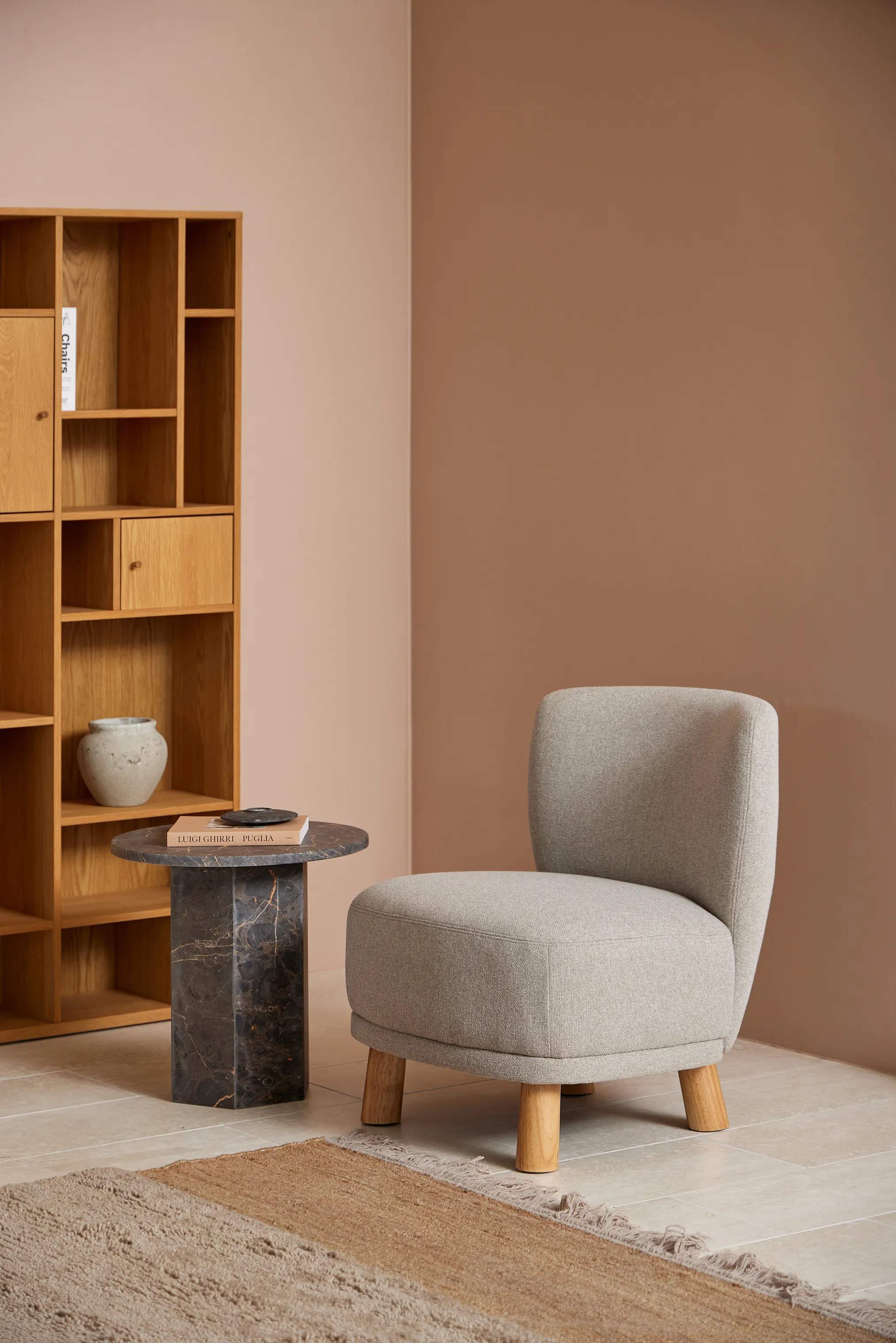 CASA Living Sideborde Naxos Hjørnebord i Gråbrun, 4