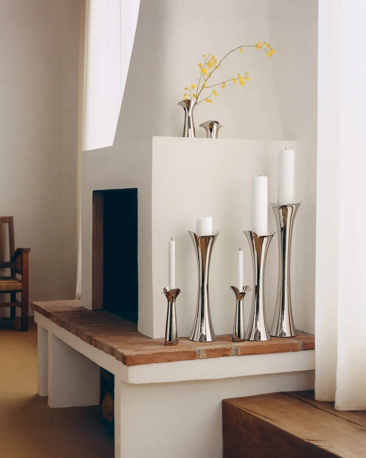 Georg Jensen Gulvstage Bloom Botanica Gulvlysestage i 50 cm, 2