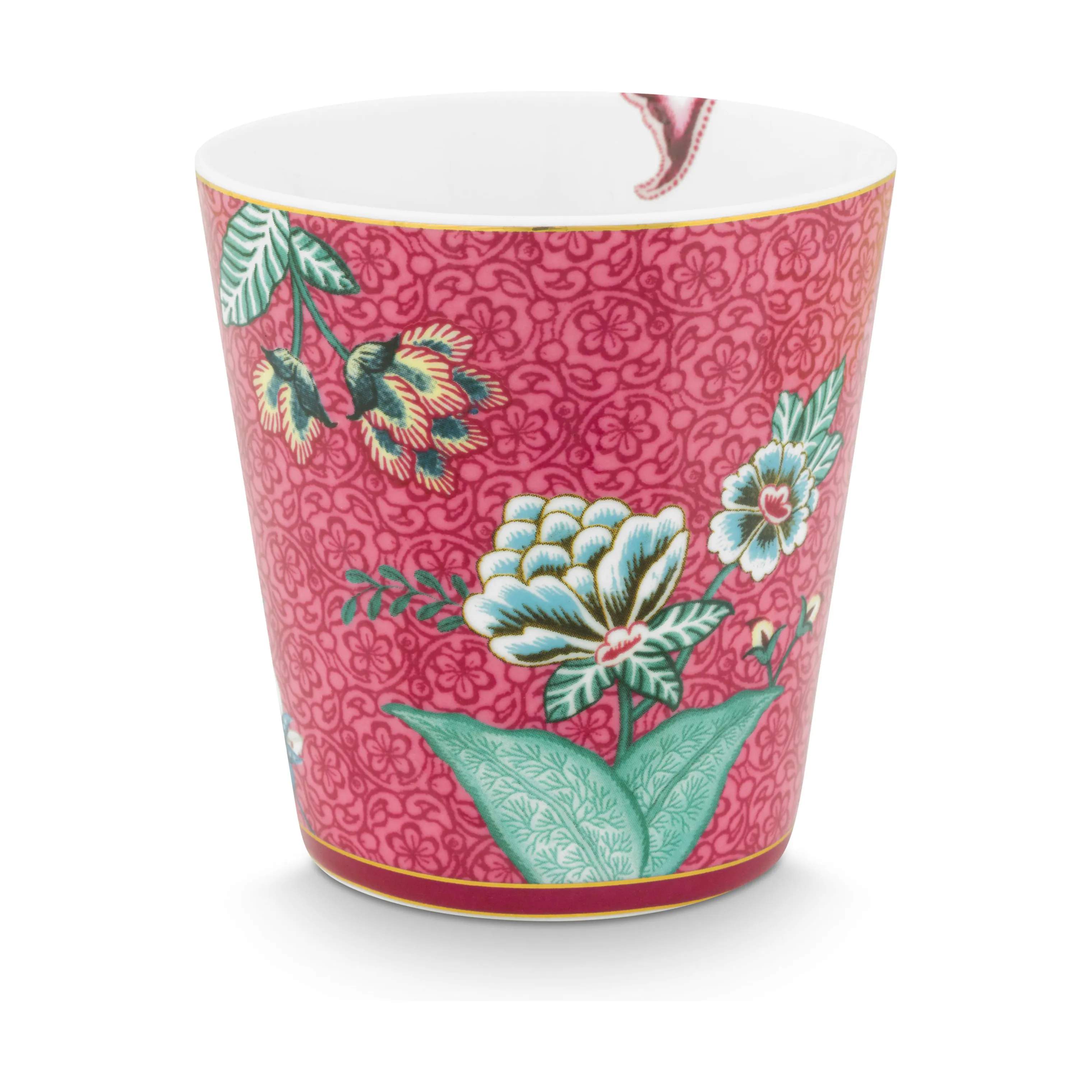 PIP Studio Krus og kopper med hank Flower Festival Krus - 4 stk. i Pink, 5