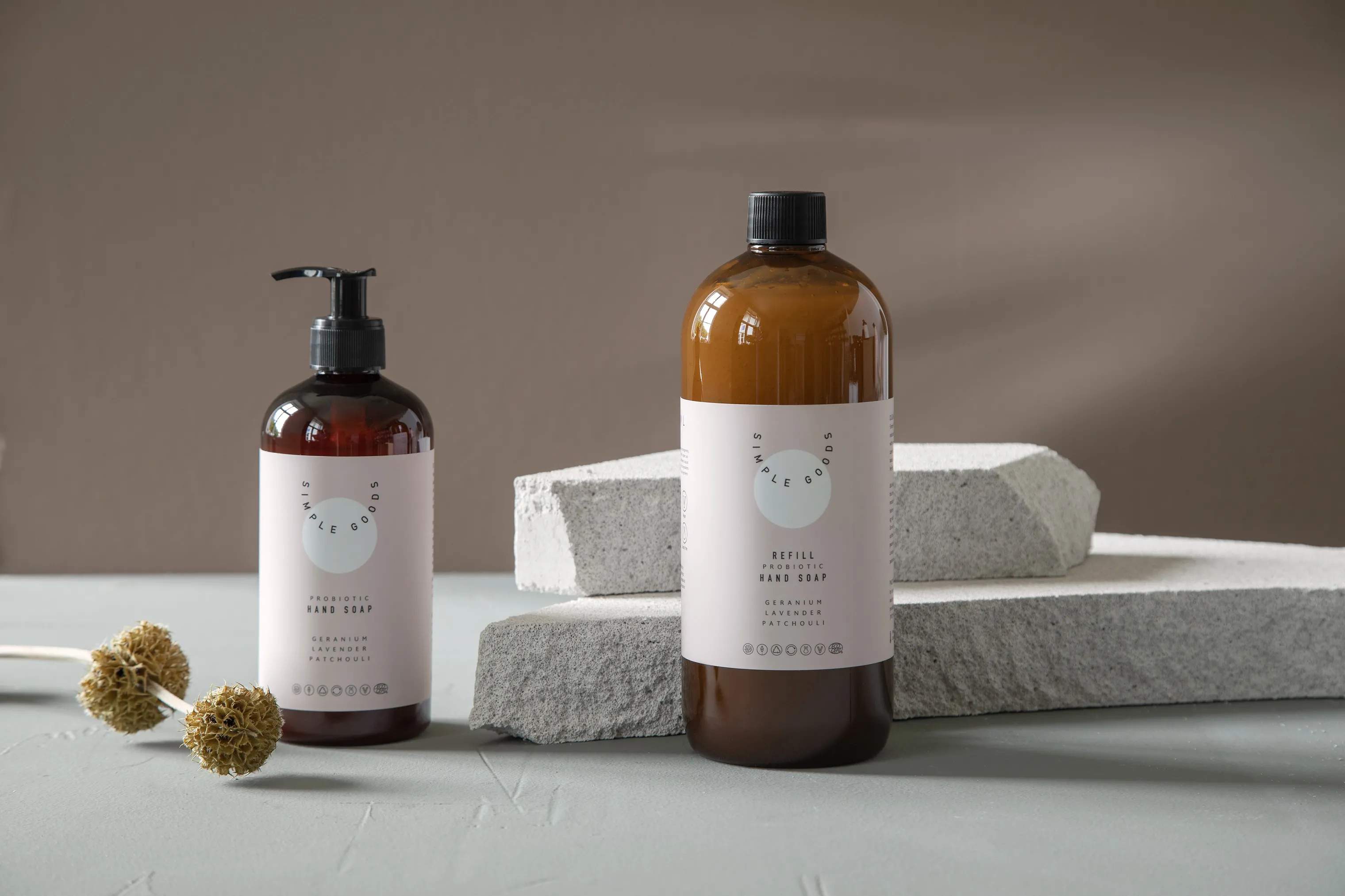 Simple Goods Opvaskemiddel Opvaskesæbe i Geranium/lavendel/patchouli, 2