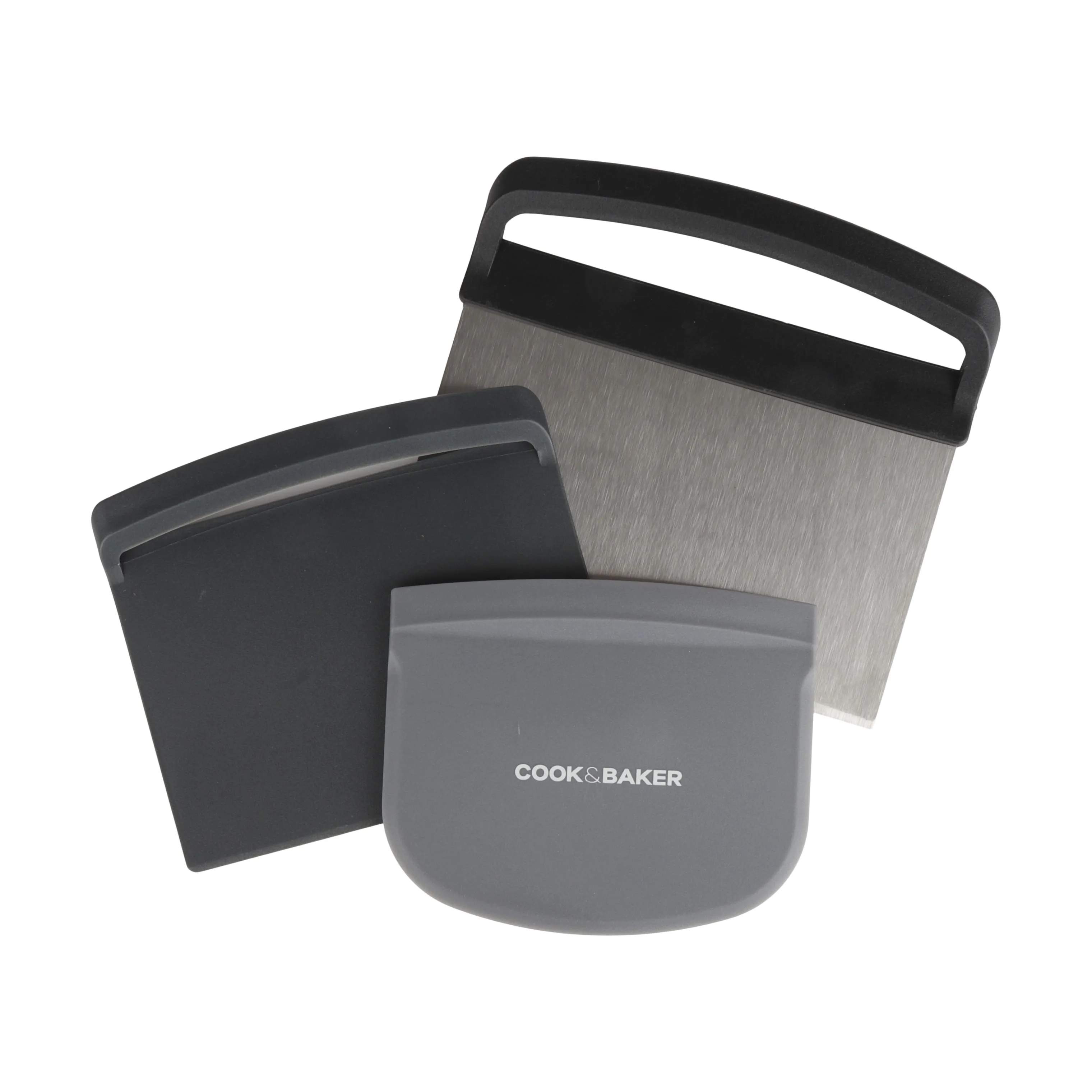 Cook & Baker Bageredskaber Dejcutter - 3 stk. i Grå, 1
