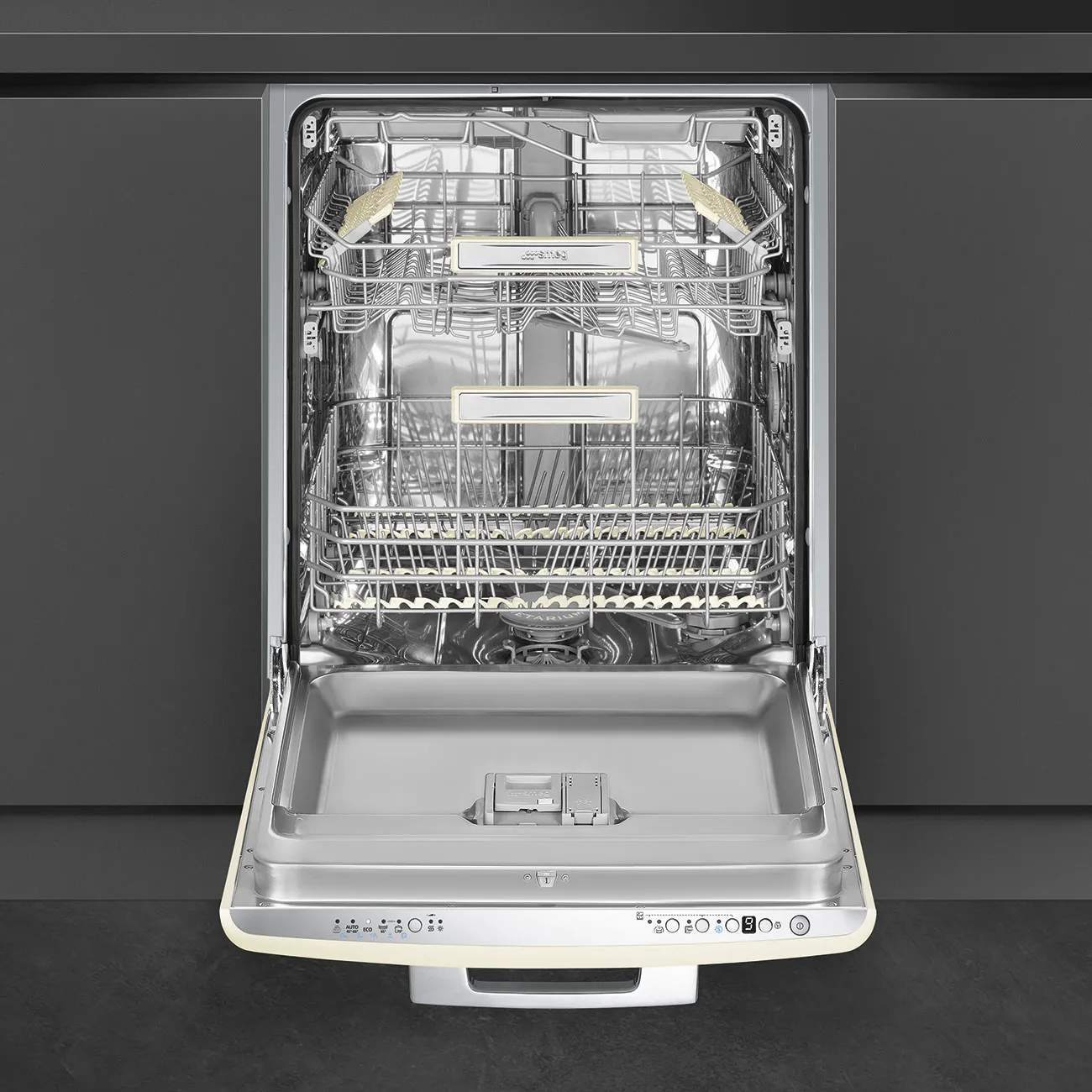 Smeg Opvaskemaskiner 50's Style Opvaskemaskine i Creme, 2