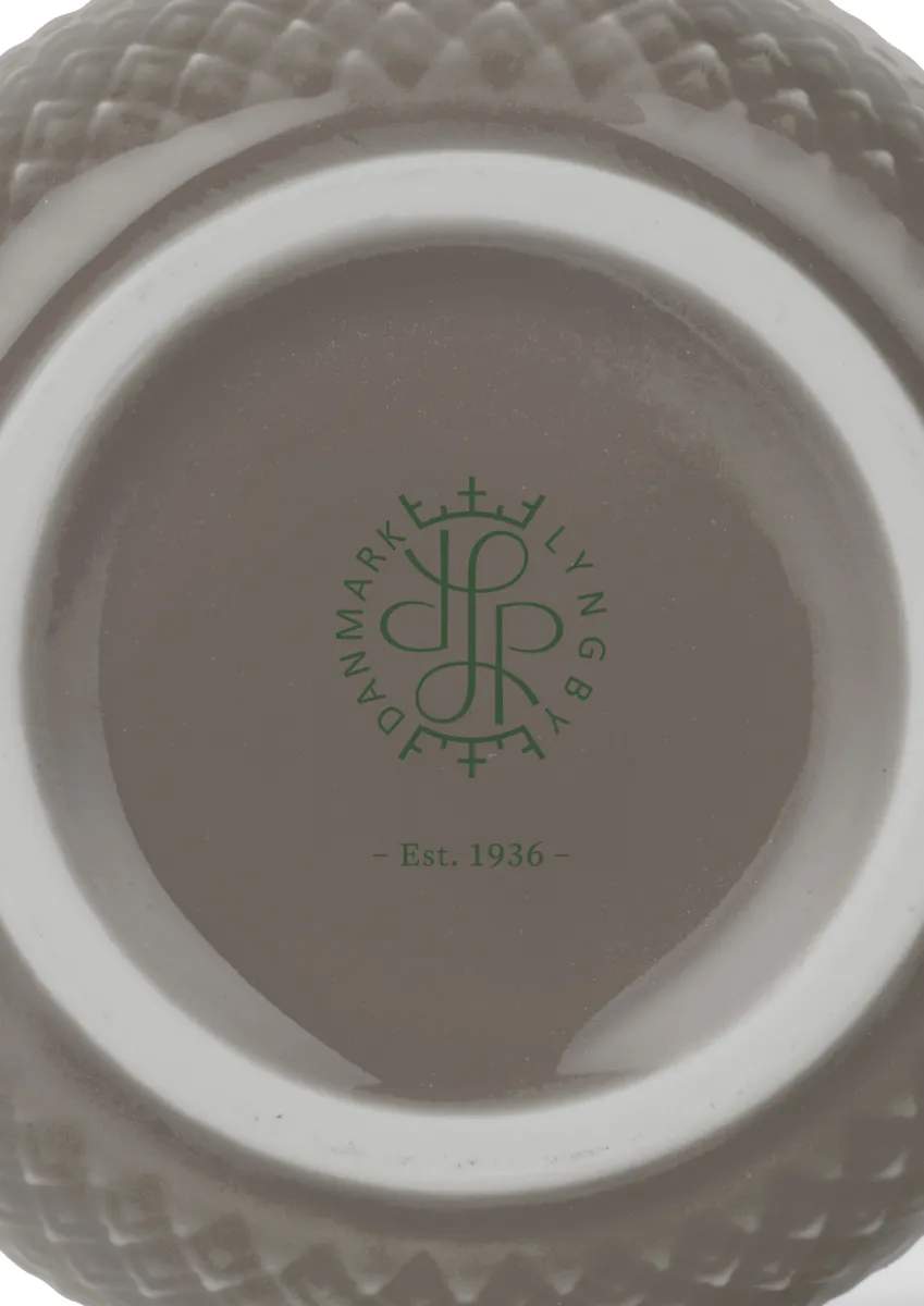 Lyngby Porcelæn Krus og kopper med hank Rhombe Earth Krus m. hank i Clay, 2
