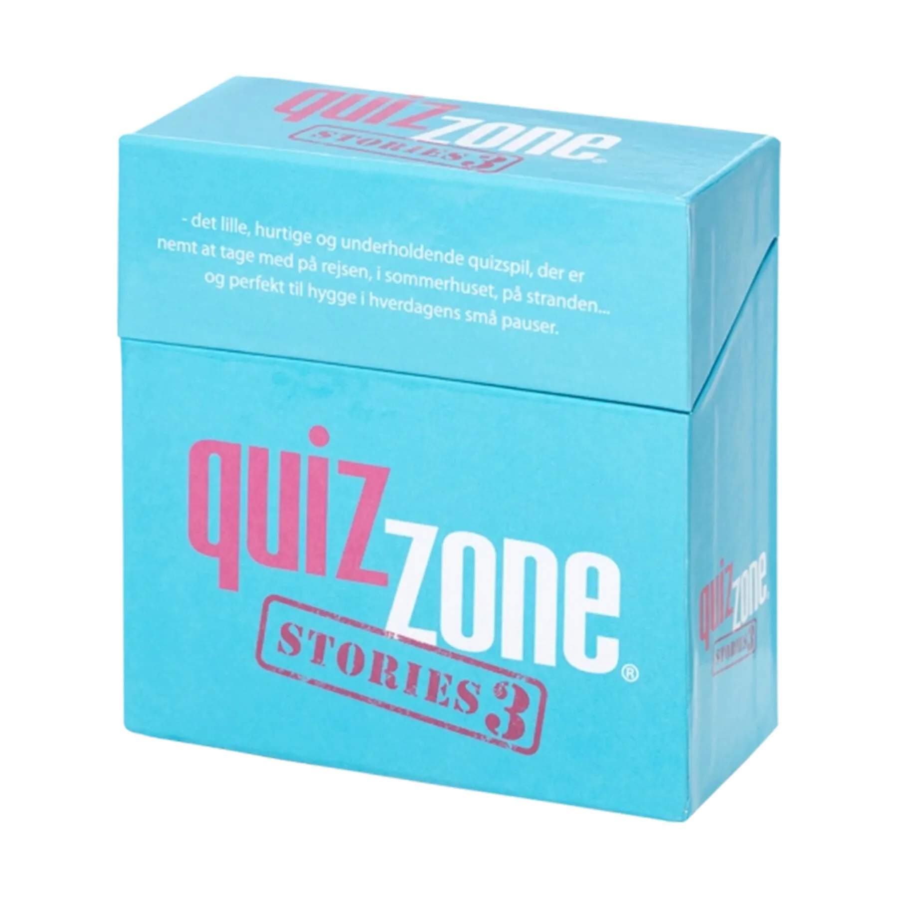 Spilbræt Spil Kortspil - Quizzone Stories 3 i Blå, 1