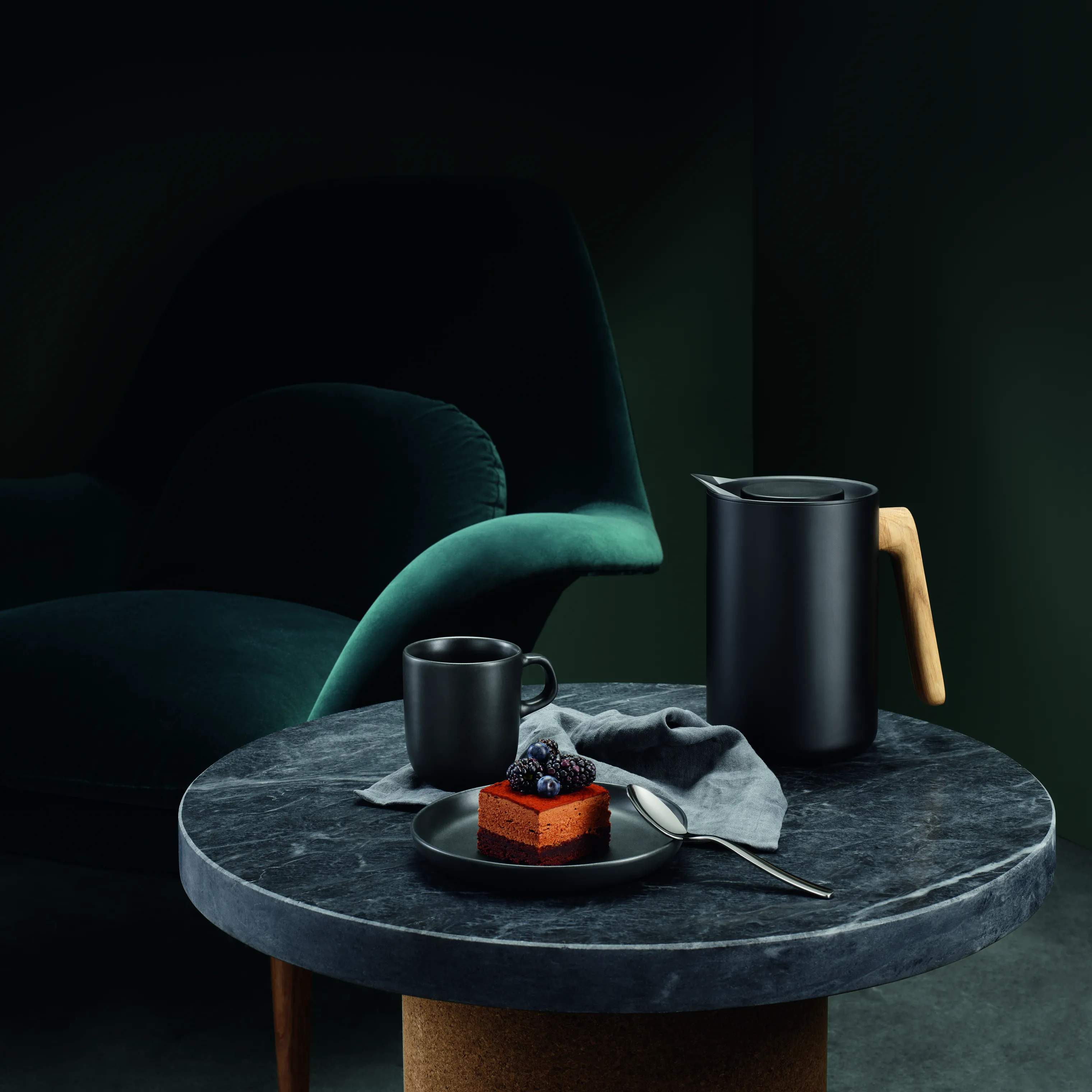 Eva Solo Kagetallerkener Nordic Kitchen Tallerken i Sort, 2