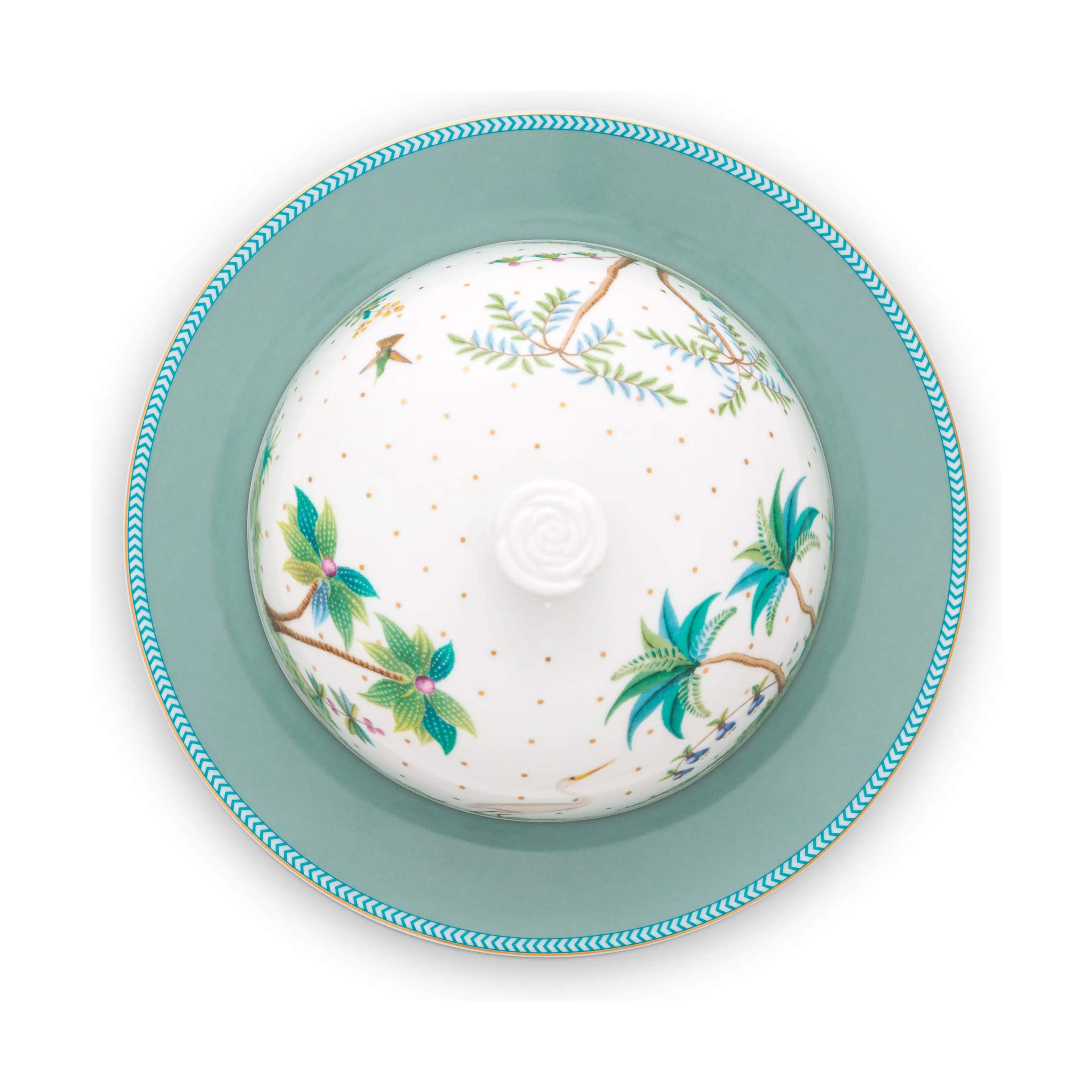 PIP Studio Serveringsfade Jolie Smørboks i Dot white, 5