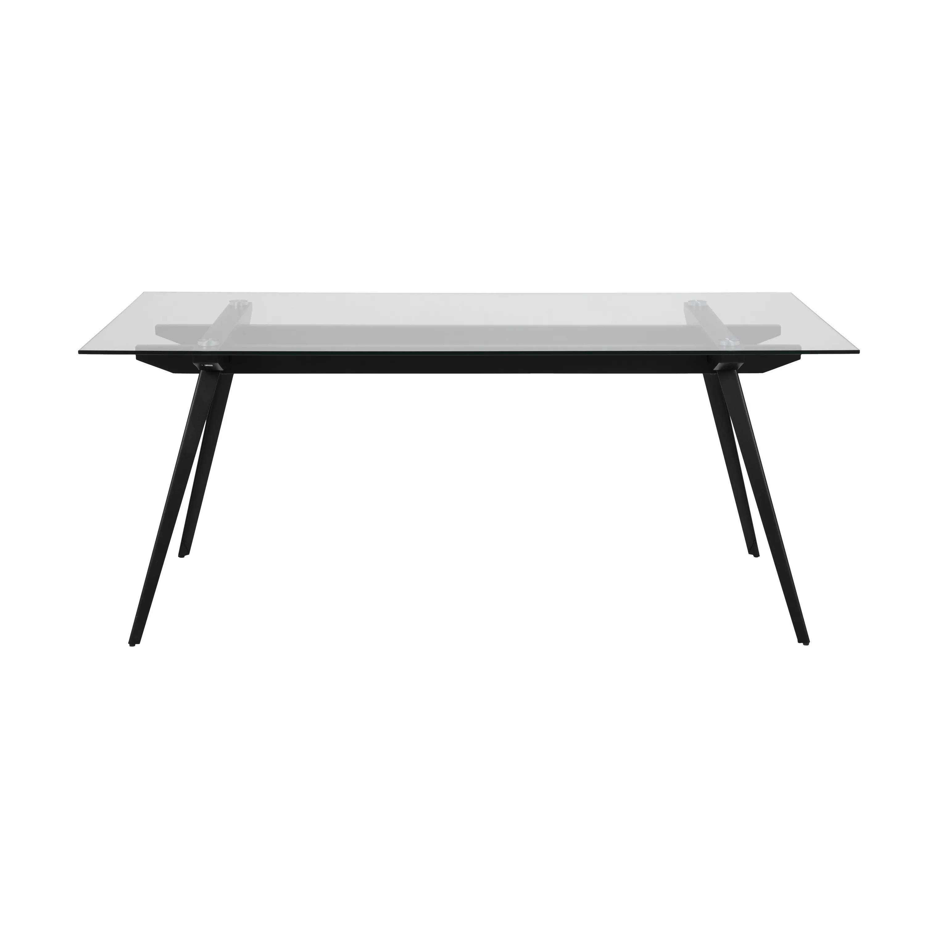 Monti Spisebord, klar/sort, large