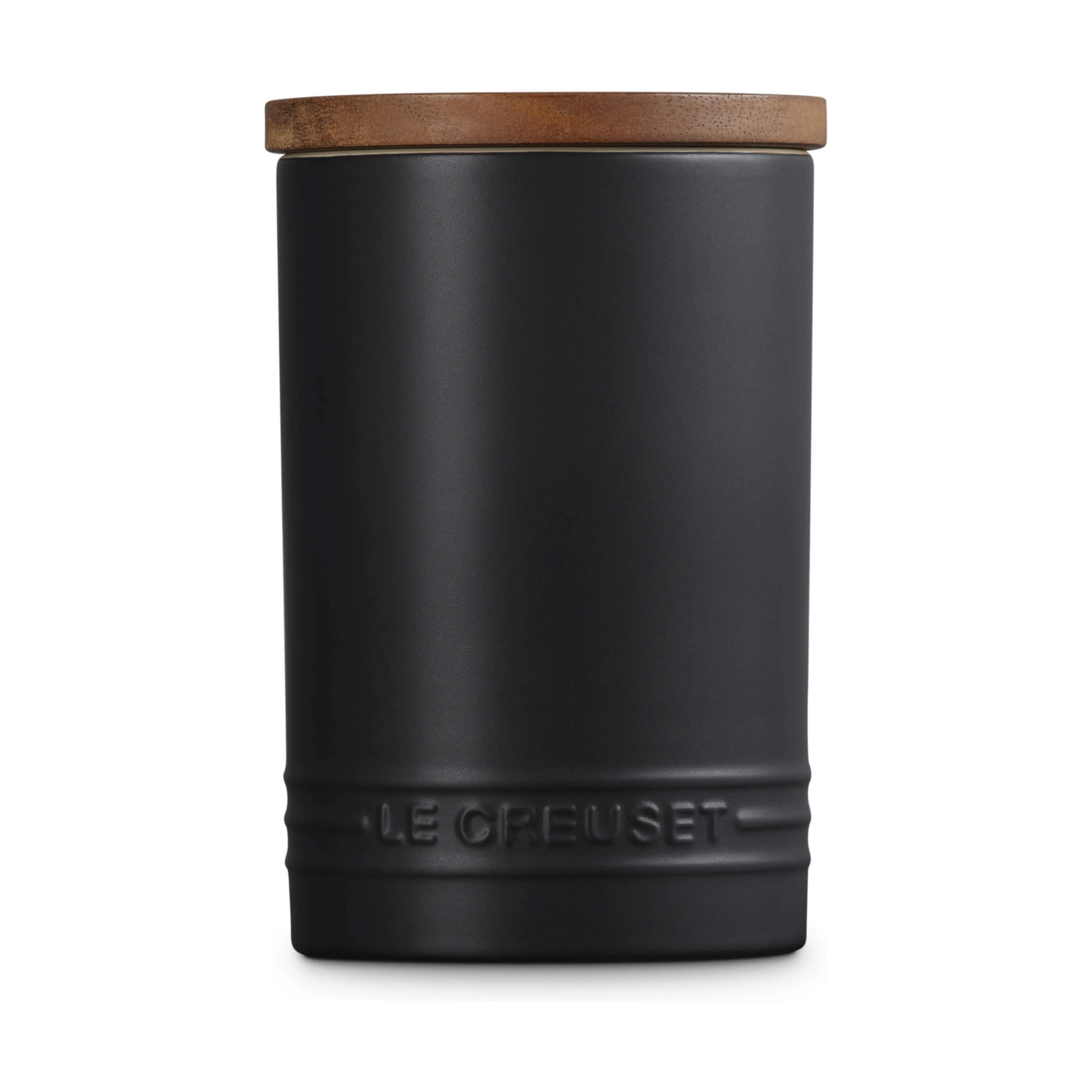 Le Creuset Opbevaringskrukker Signature Opbevaringskrukke m. Låg i Matte Black, 770 ml, 5