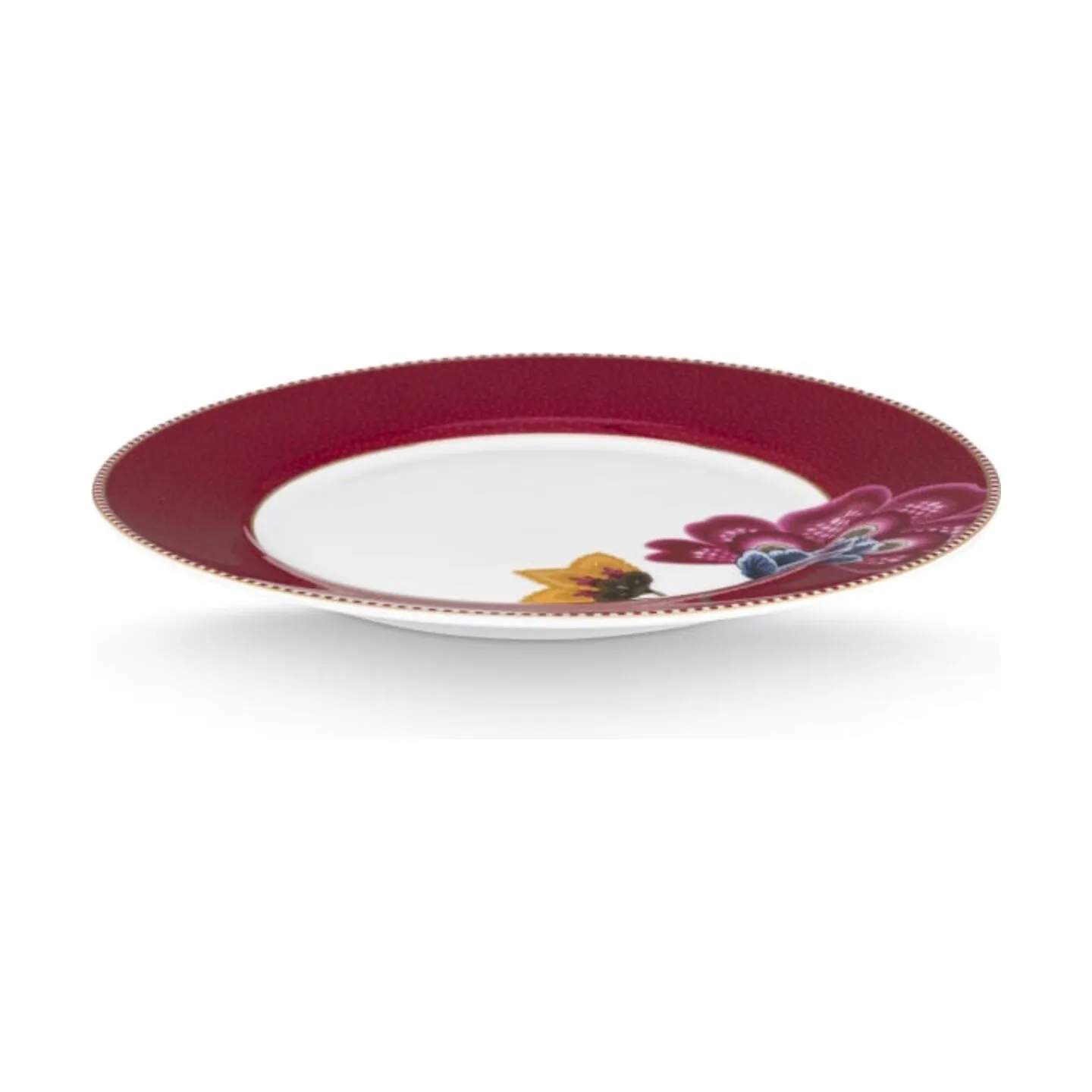 PIP Studio Frokosttallerkener Blooming Tales Frokosttallerken i Rød, 23 cm, 3