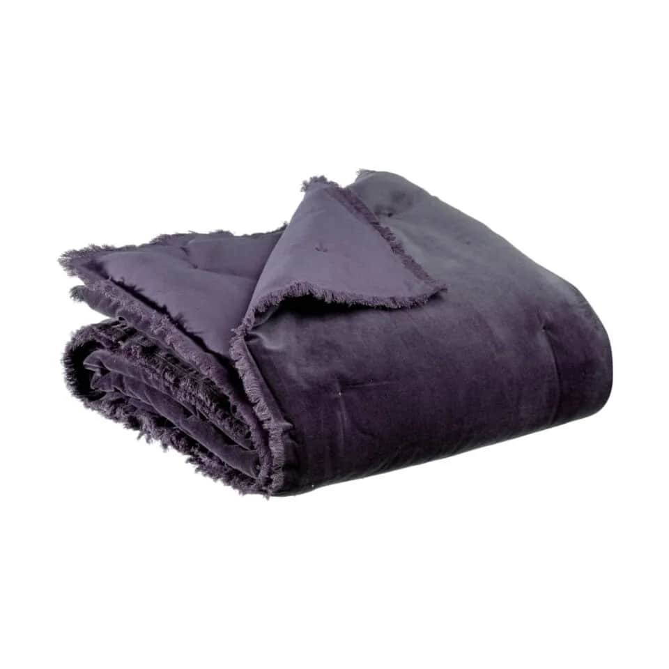 Fara Plaid, raisin, large