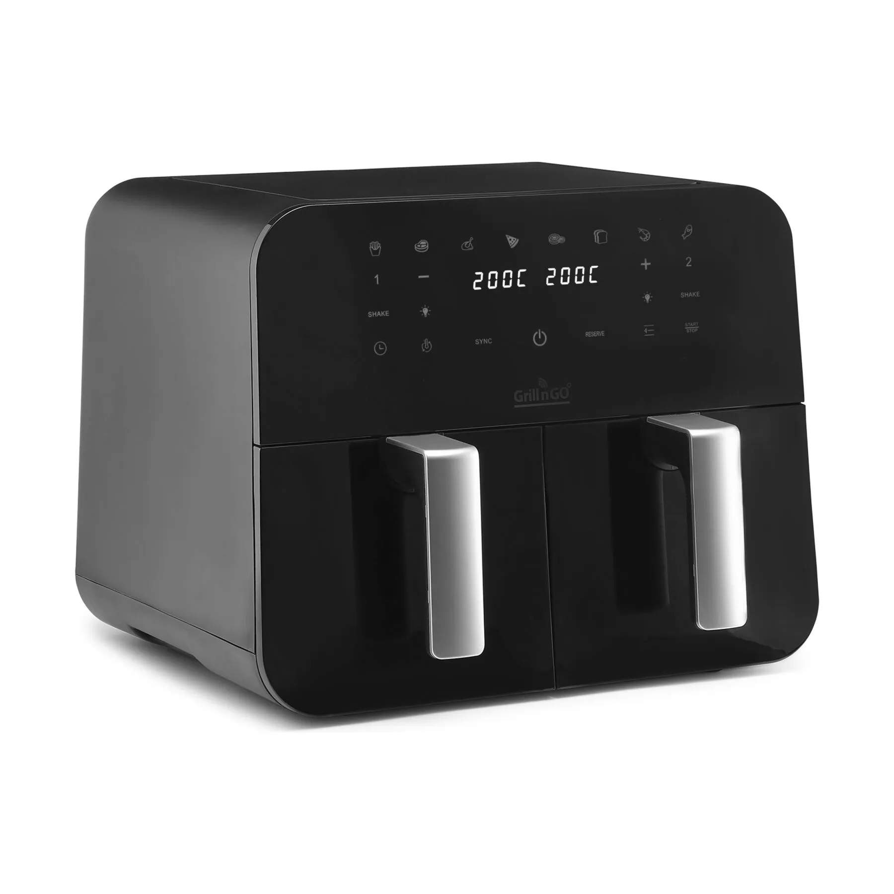 GRILL'N'GO Airfryers Airfryer i Sort, 1