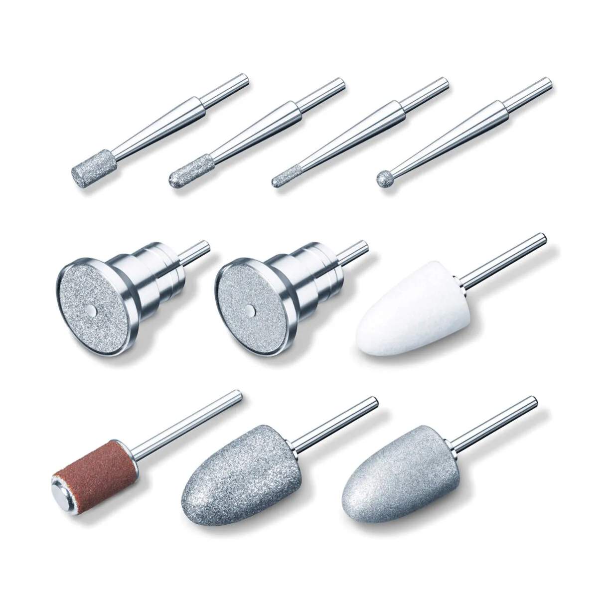 Beurer Øvrig personlig pleje MP100 Manicure- og pedicuresæt  - 10 dele i Hvid, 4