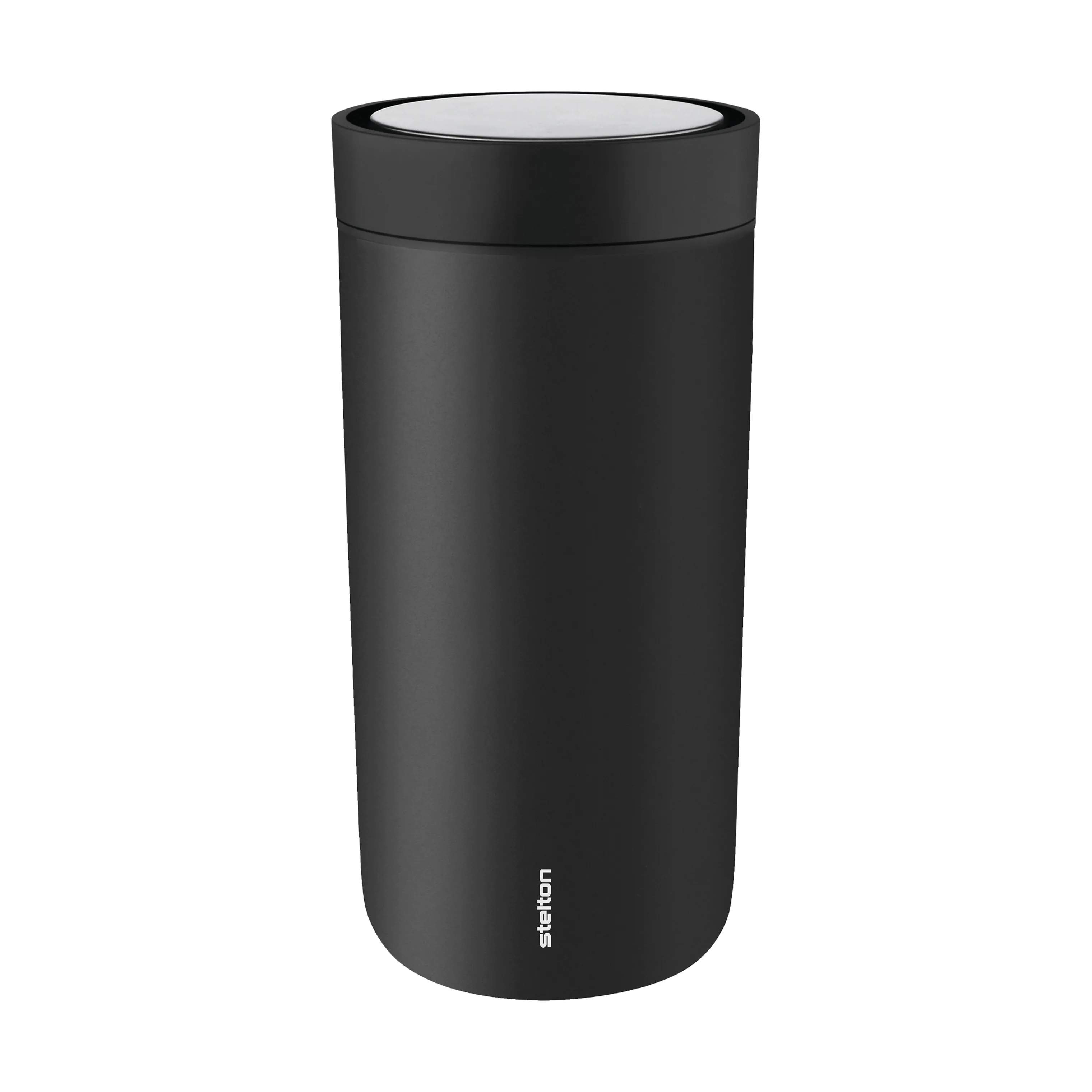 Stelton Termoflasker Drink-It To-Go Click Termokop i soft black, 40 cl, 1