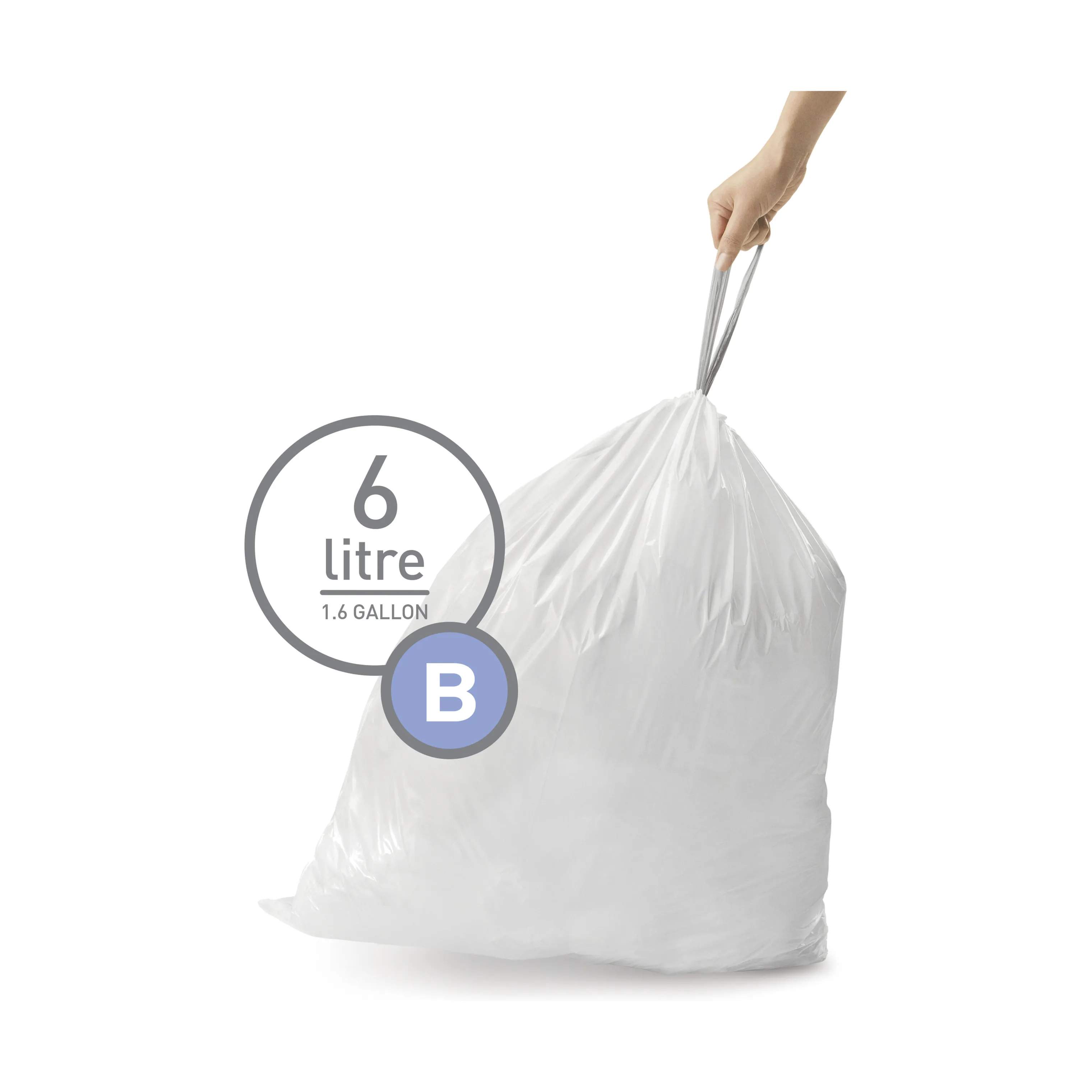 Simplehuman Affaldsposer Affaldsposer kode B - 90 stk. i B - 6 liter, 1