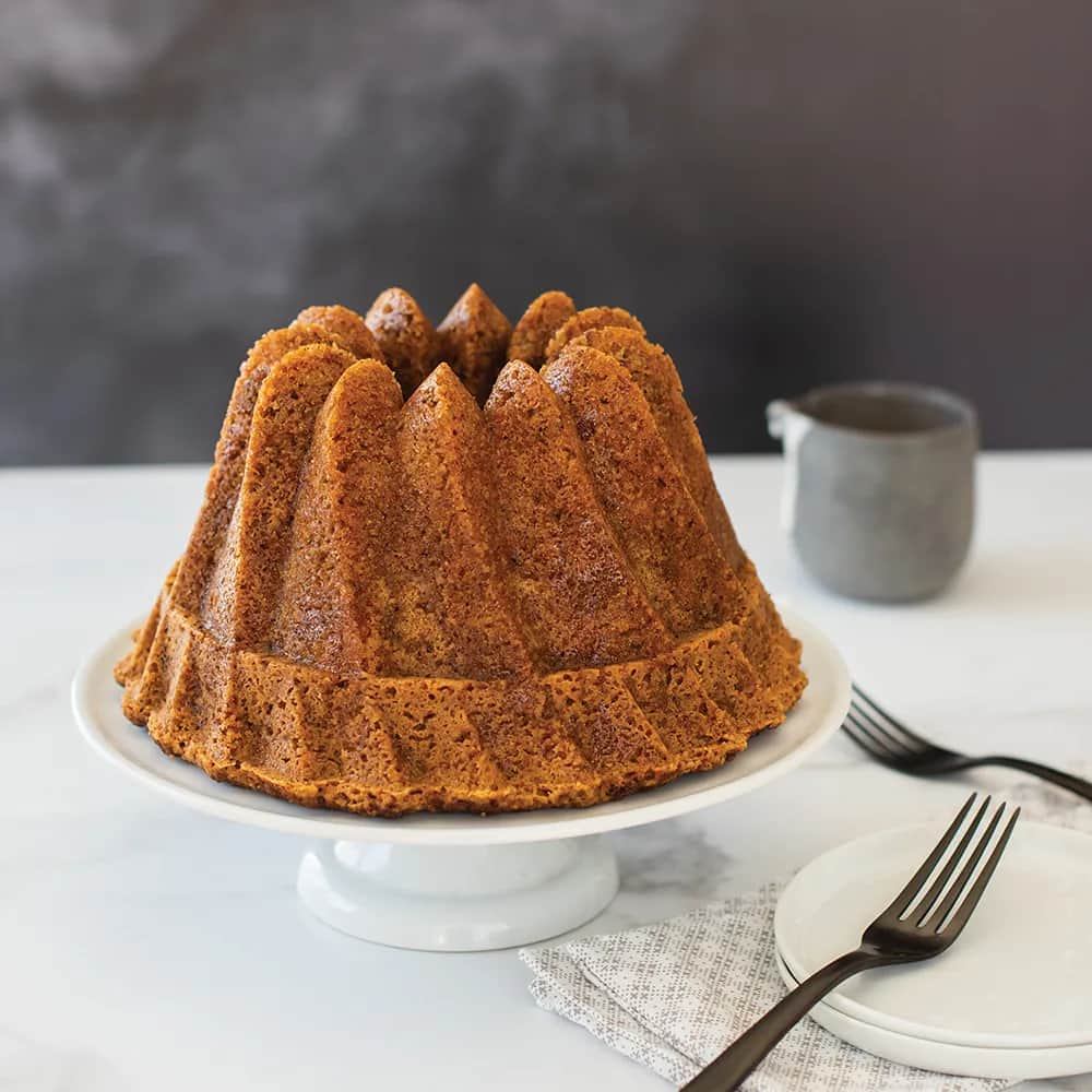 Nordic Ware Øvrige bageforme Kugelhopf Bundt Kageform i Sølvfarvet, 3