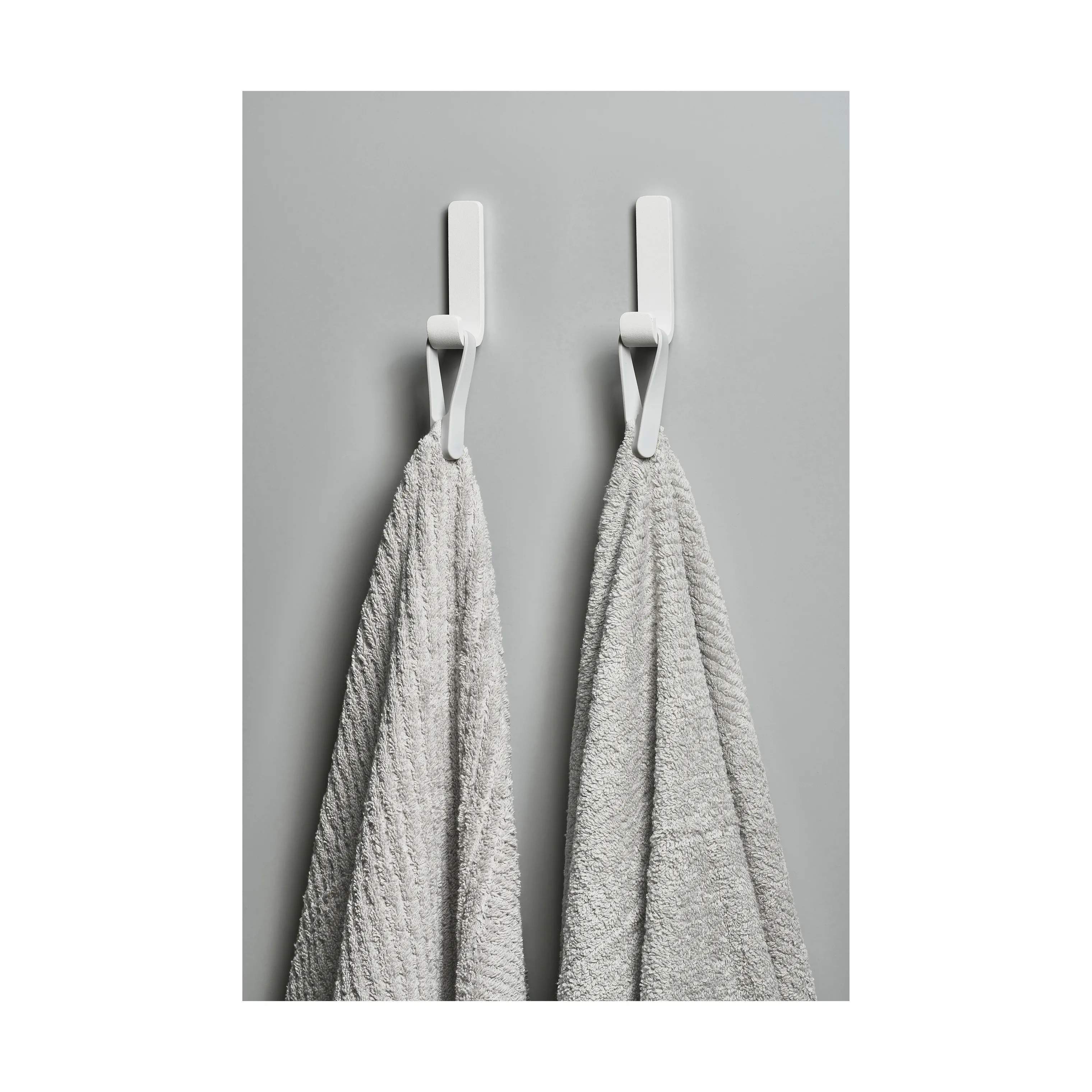 Zone Knager Loop Håndklædestrop Magnet - 2 stk. i Soft grey, 3