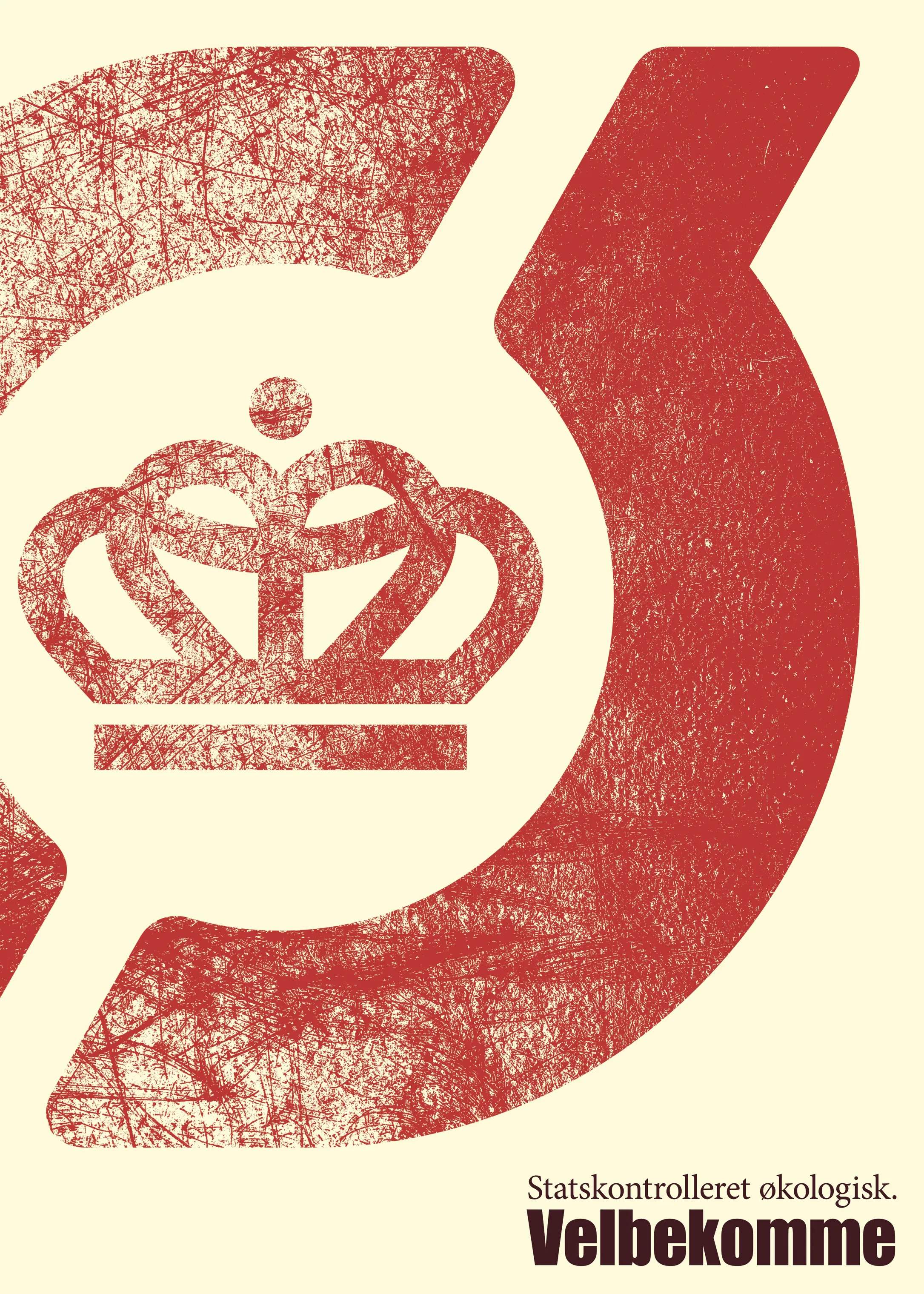 Poster&Frame Plakater Plakat Ø i Rød, B15 x L21 cm, 1