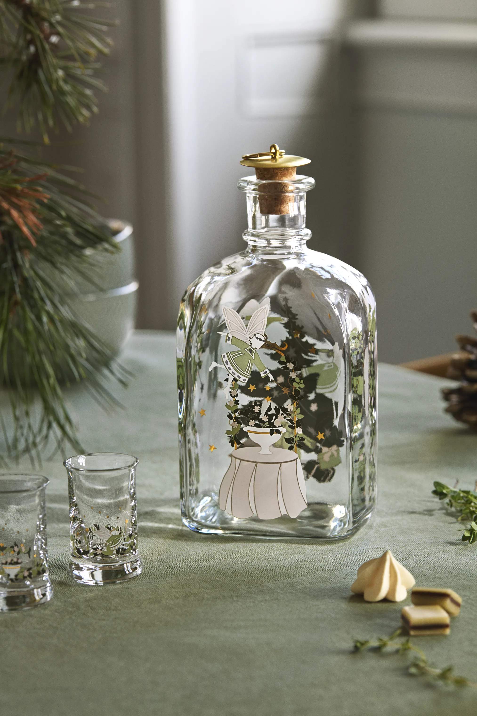 Holmegaard Vandkarafler Christmas Juleflaske 2026 i Multi, 3
