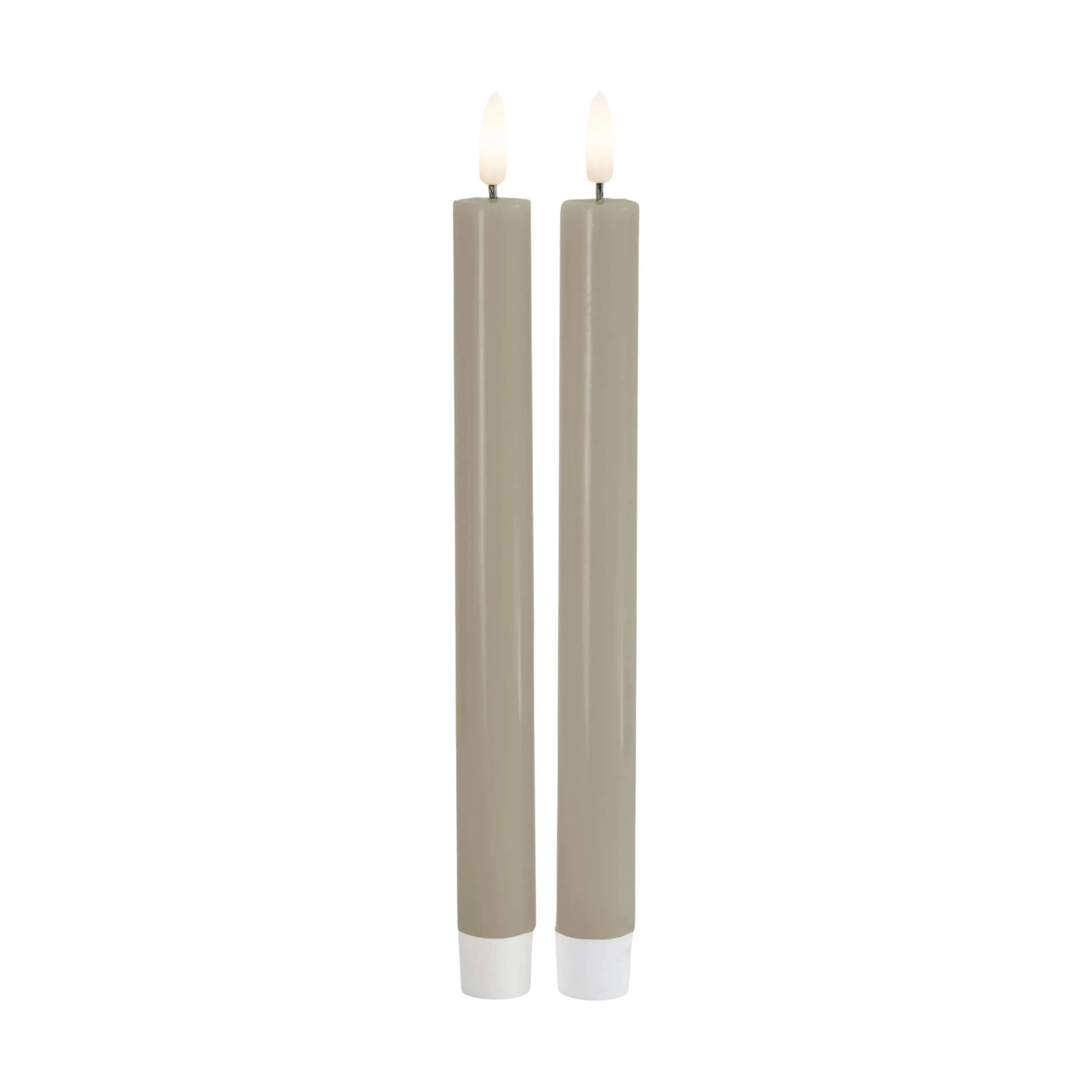 Sirius LED-lys Sille LED Kronelys - 2 stk i Warm Grey, 1