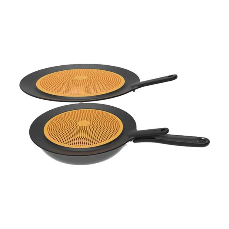 Fiskars Grydelåg Stænklåg i Sort, 4