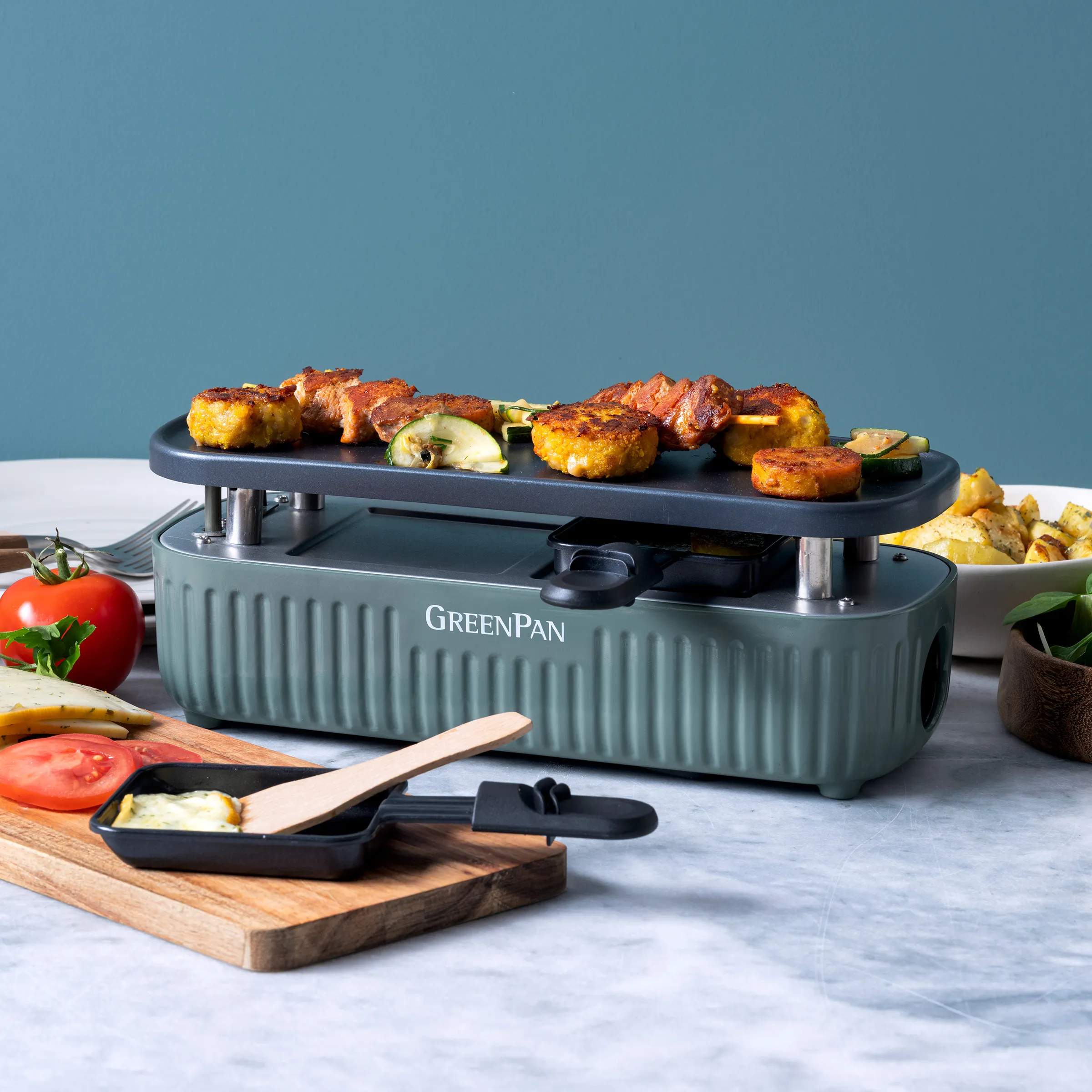 Greenpan Bordgrill Switch Bordgrill i Smokey Blå, 8