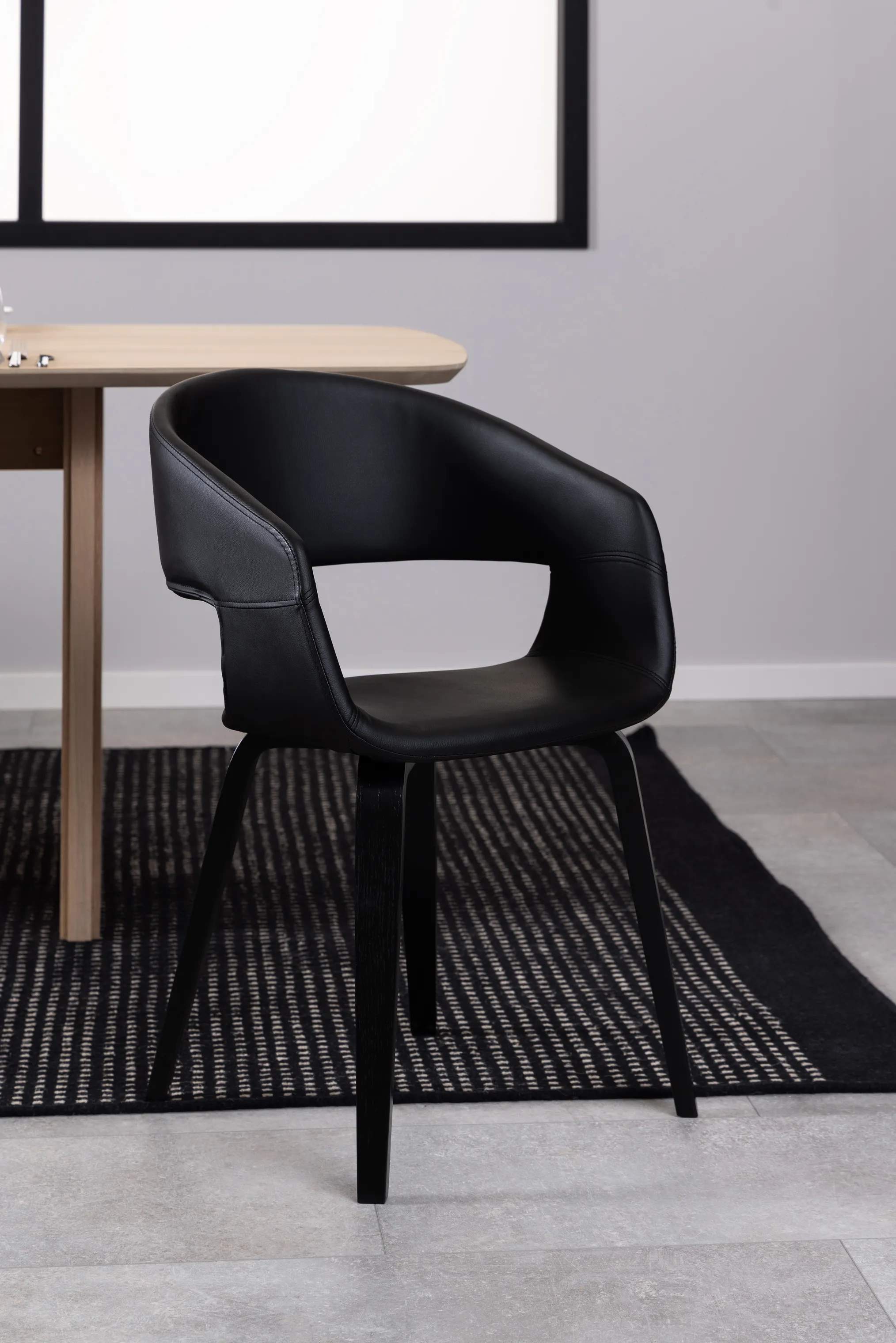 CASA Living Spisebordsstole Nova Spisebordsstole - 2 stk. i sort, 3