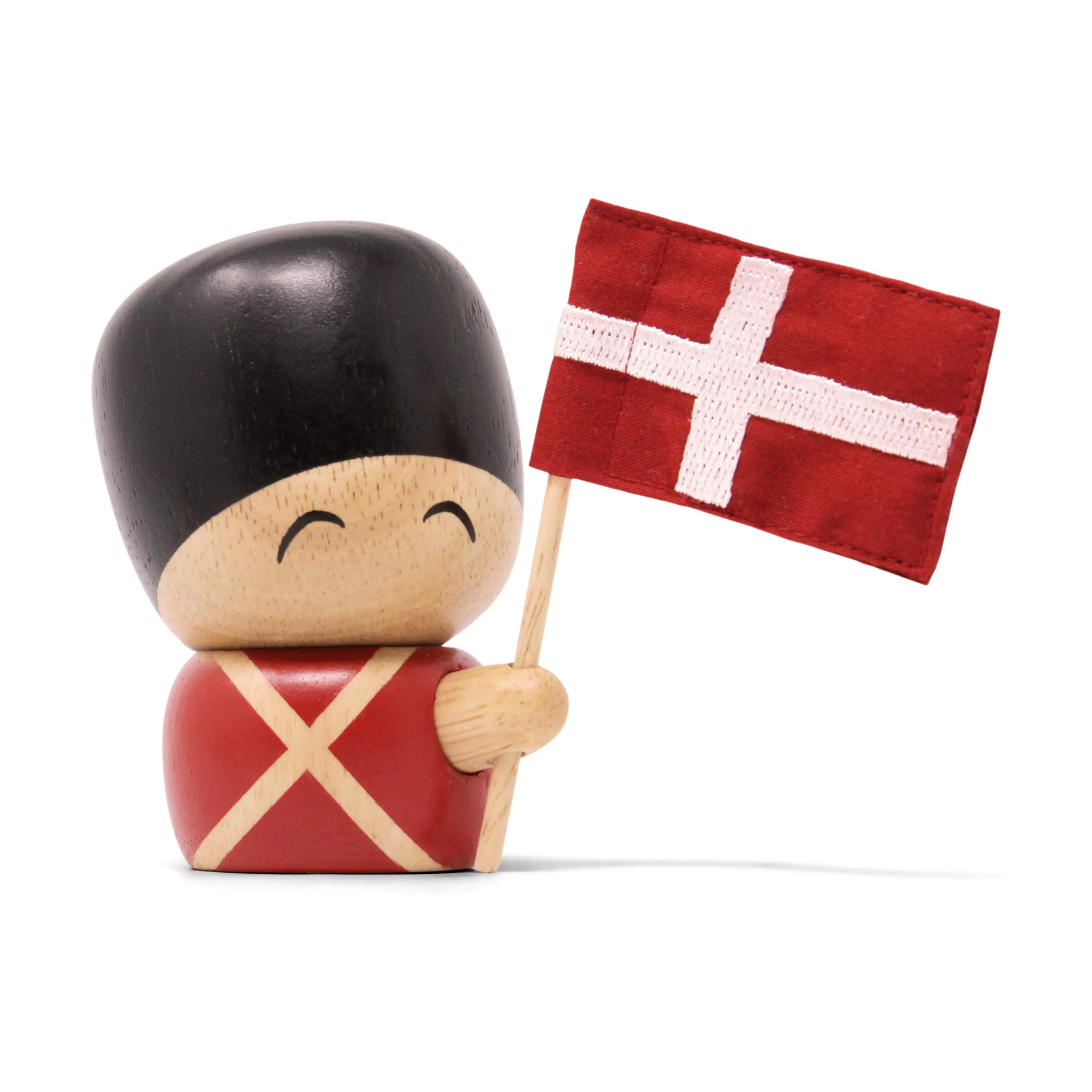 FableWood Øvrige figurer Garder med flag - Frederik i 8 cm, 1